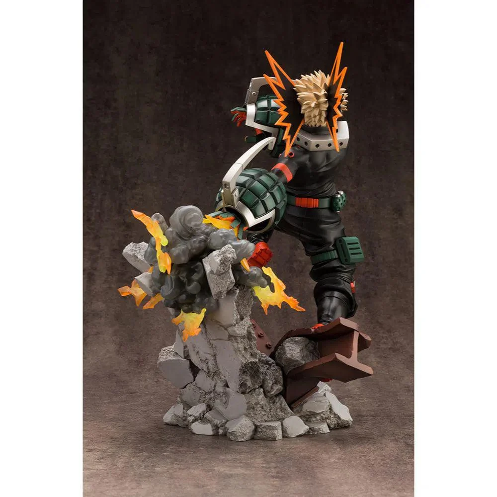 My Hero Academia - Katsuki Bakugo Statue Figure (10") - Kotobukiya - ARTFX J Series (Version 2) - Image 4