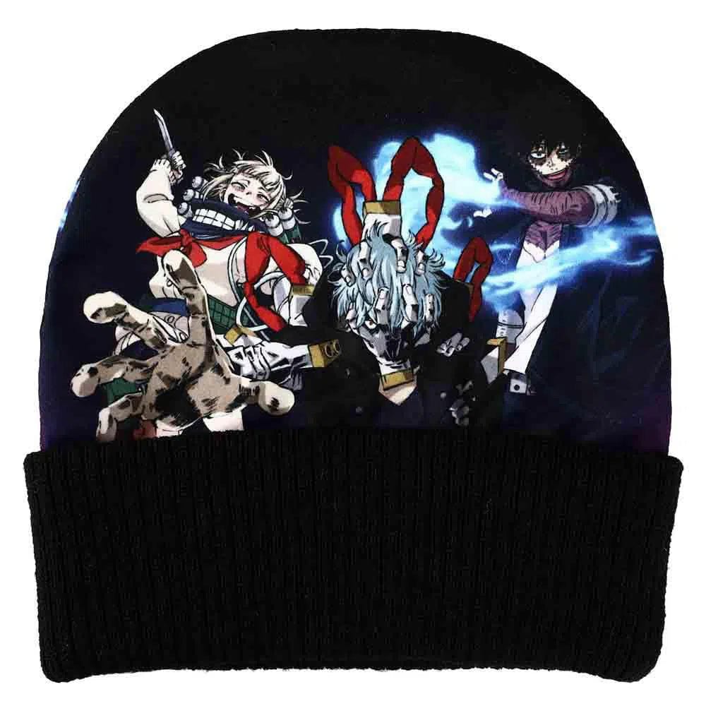 My Hero Academia - League of Villains Beanie Hat (Black, Sublimated) - Bioworld - Image 2