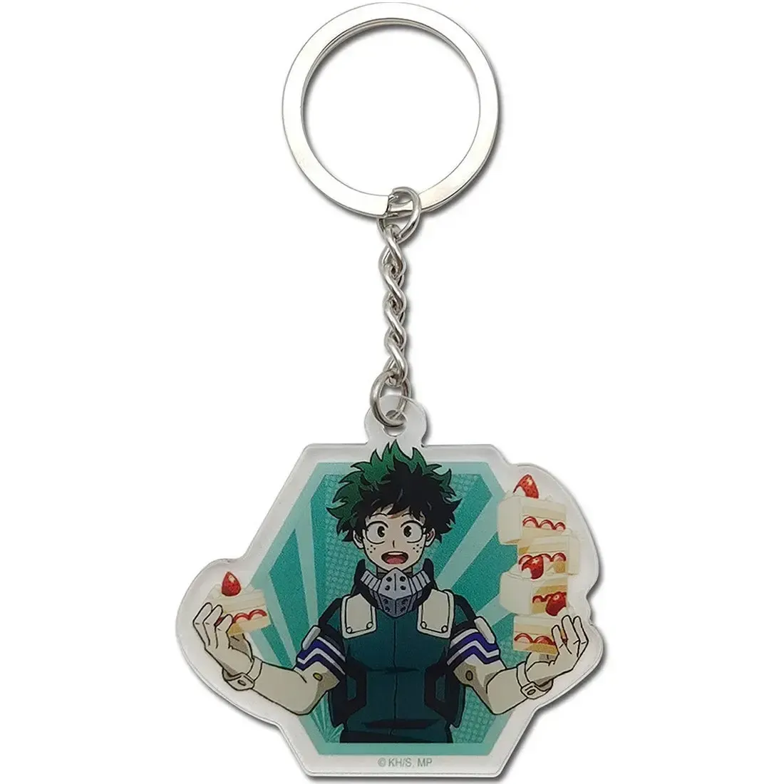 My Hero Academia [Season 5] - Izuku Midoriya with Cakes Keychain (2", Acrylic) - Great Eastern Entertainment