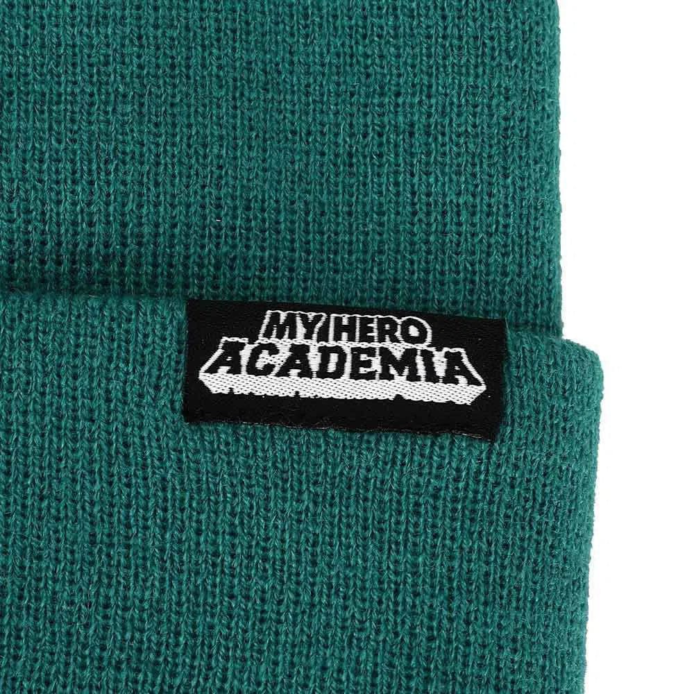 My Hero Academia - U.A. High School Logo Tall Cuff Beanie Hat (Green) - Bioworld - Image 3