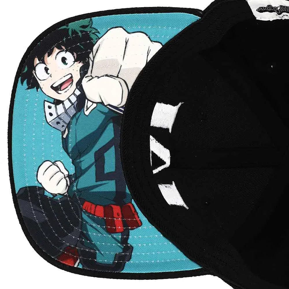 My Hero Academia - U.A. High School Snapback Hat (Black, Pre-Curved Bill) - Bioworld - Image 6