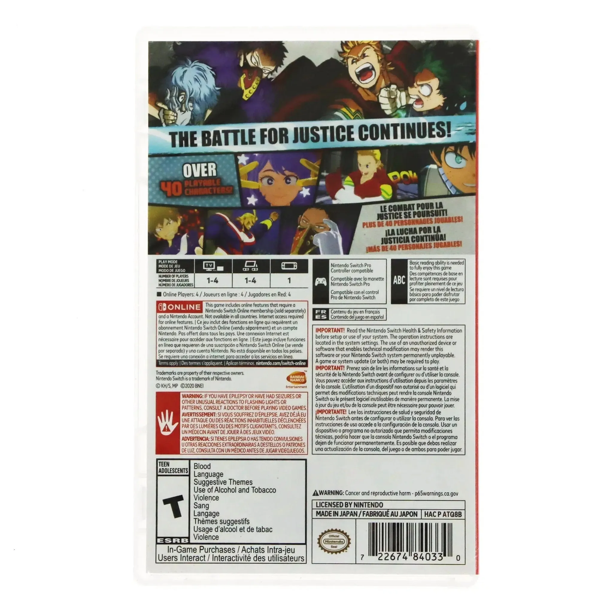 My Hero One's Justice 2 [My Hero Academia] - Nintendo Switch - Image 3