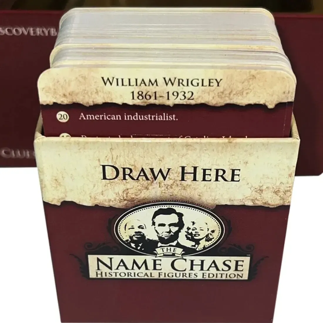 Name Chase: Historical Figures Edition - Trivia History Card Game for Adults, and Family (4+ Players, Ages 12+) - Geo Toys - Image 4