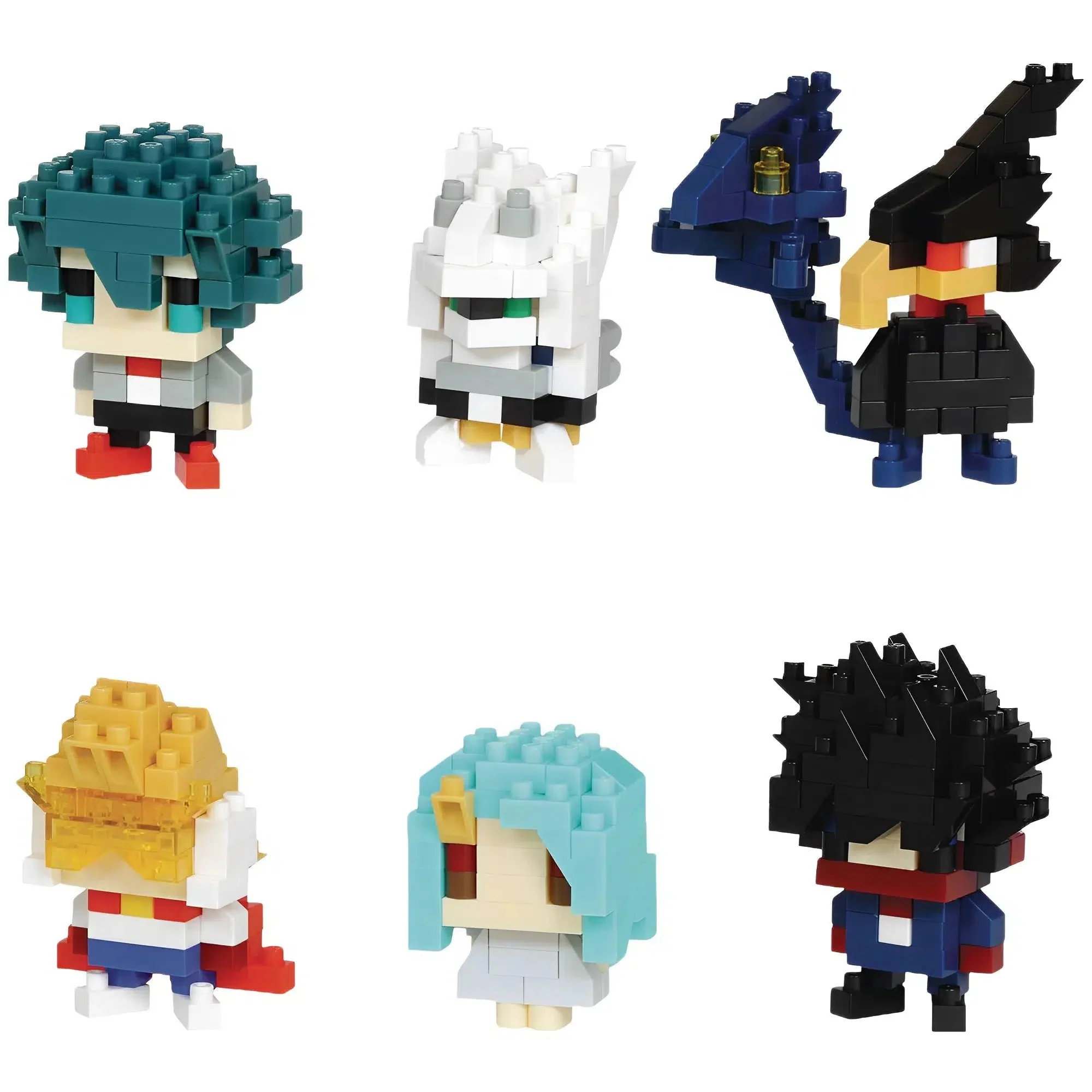Nanoblock [My Hero Academia] - Full Set of Character Building Sets (6-Pack) - Mininano Series (Volume 3) - Image 2