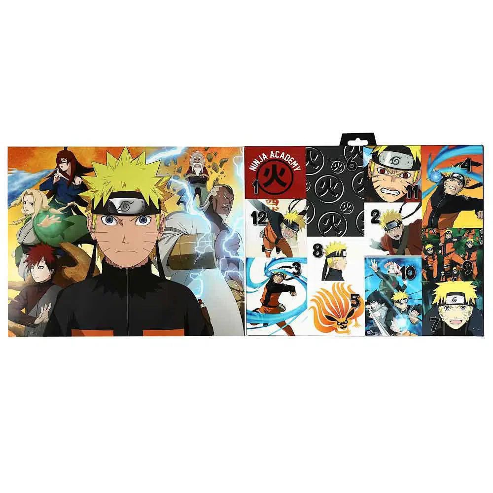 Naruto - "12 Days of Socks" Gift Set (12 Pairs) - Bioworld - Image 18