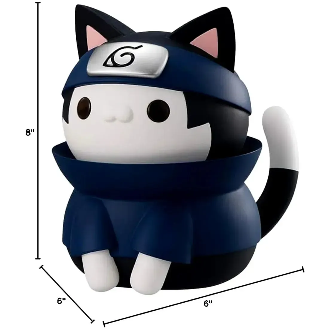 Naruto - Cute Cat Form Sasuke Uchiha Figure (4.5") - MegaHouse - Nyaruto Series - Image 4