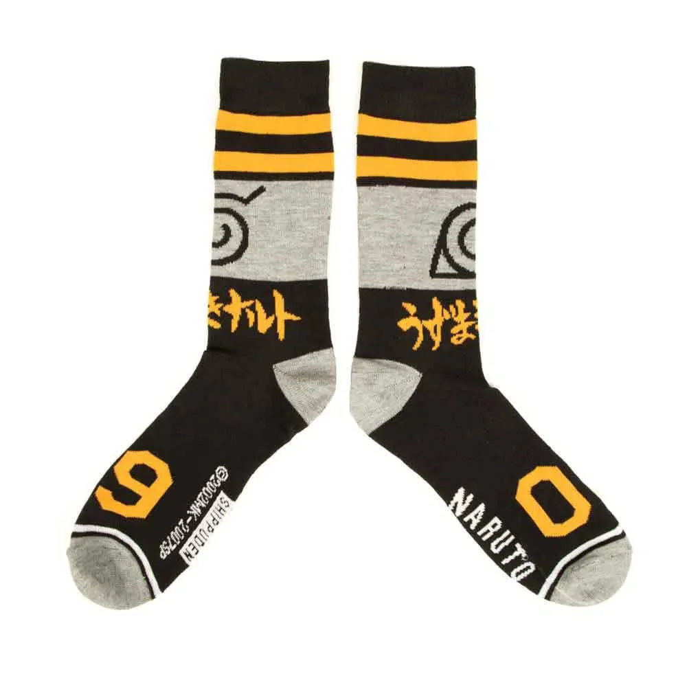 Naruto - Ichiraku Ramen Crew Socks Box Set (3 Pairs) - Bioworld - Image 4