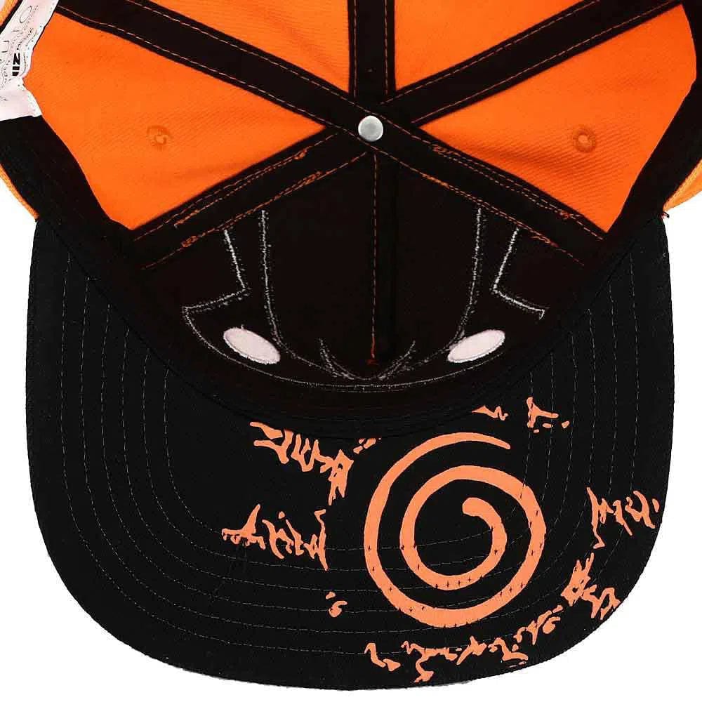 Naruto - Kurama Big Face 3D Cosplay Snapback Hat (Flat Bill)- Bioworld - Image 5