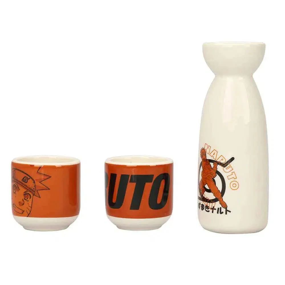Naruto - Naruto Uzumaki Ceramic Sake Gift Set - Bioworld - Image 3