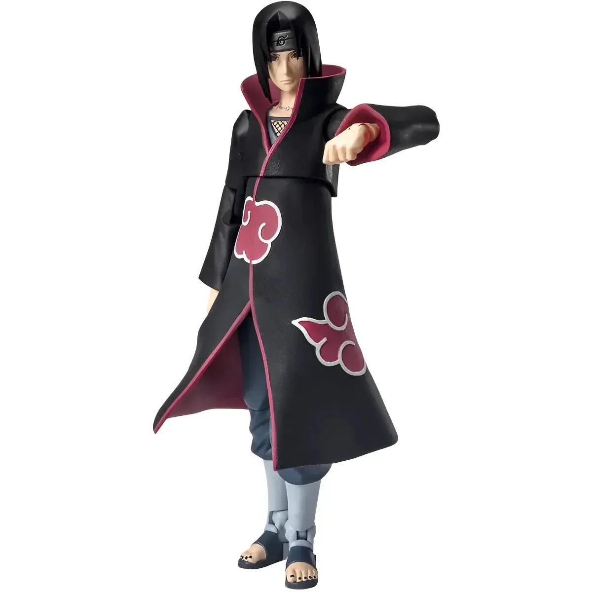 Naruto Shippuden - Akatsuki Uniform Itachi Uchiha Action Figure (5") - Bandai - Ultimate Legends Series - Image 7