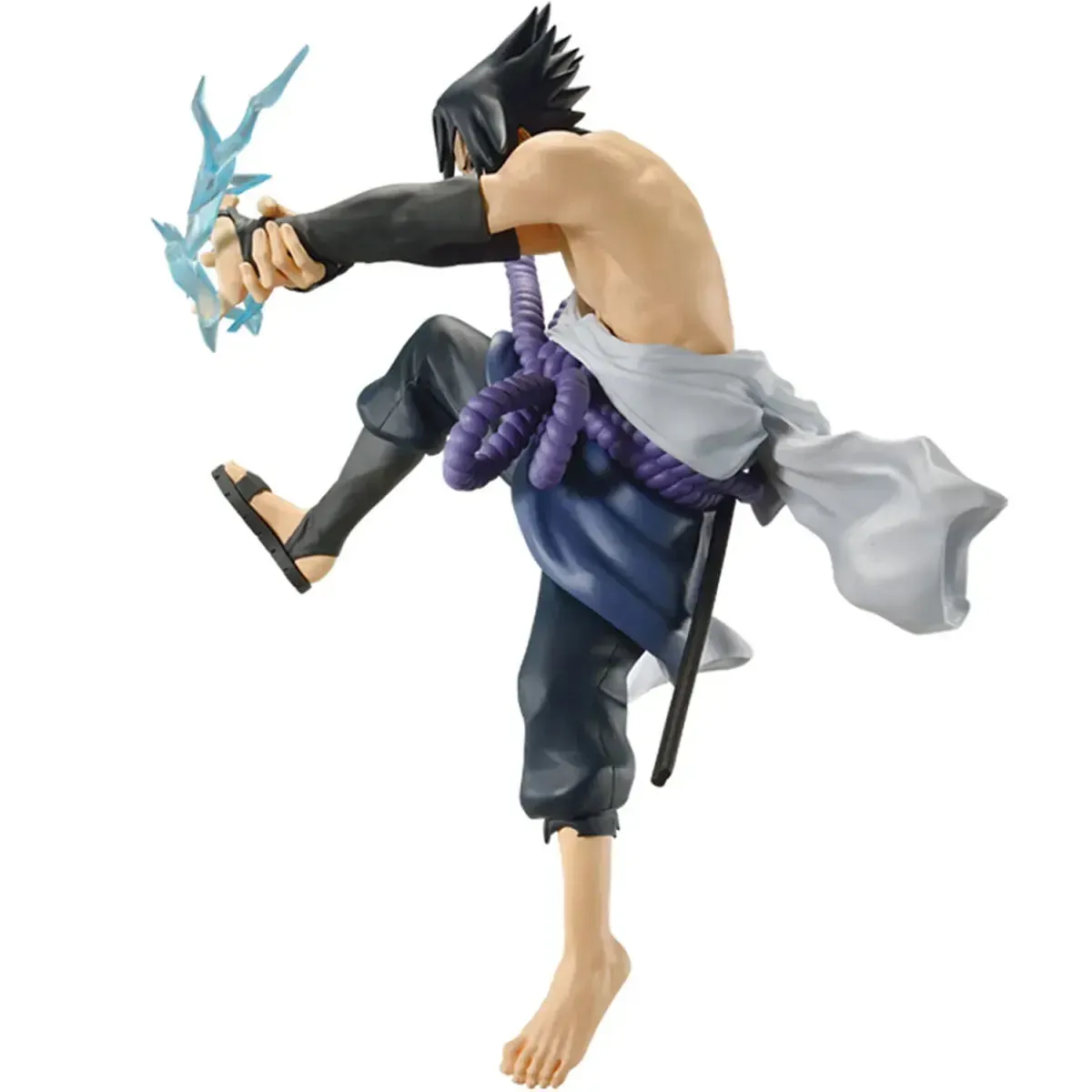 Naruto Shippuden - Chidori Attack Sasuke Uchiha Figure (5") - Banpresto - Vibration Stars Series (Volume: Sasuke vs. Deidara, Version A), Naruto 20th Anniversary Edition - Image 3