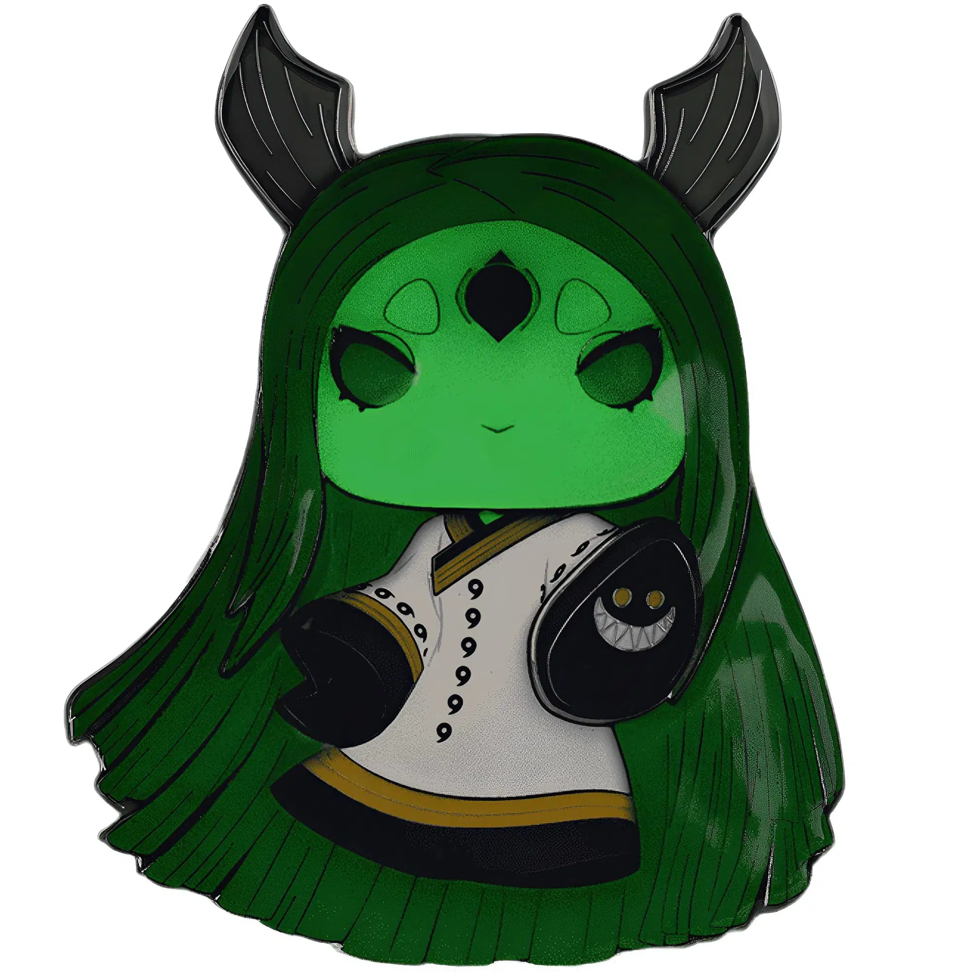 Naruto Shippuden - Kaguya Otsutsuki Pin Badge (Chase Version, Glows in the Dark, Enamel) - Funko - Pop! Anime Pin Series (46) - Image 2