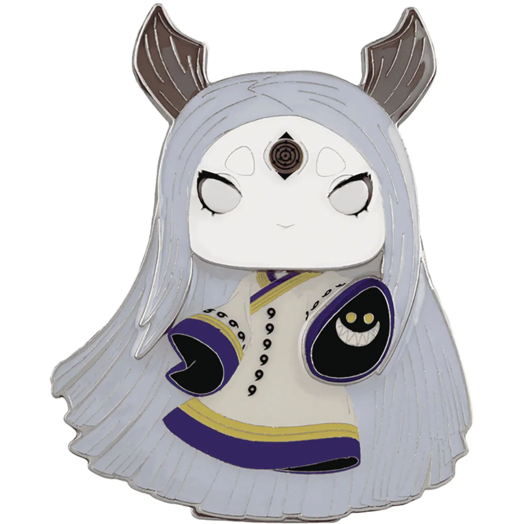 Naruto Shippuden - Kaguya Otsutsuki Pin Badge (Glows in the Dark, Enamel) - Funko - Pop! Anime Pin Series (46) - Image 2