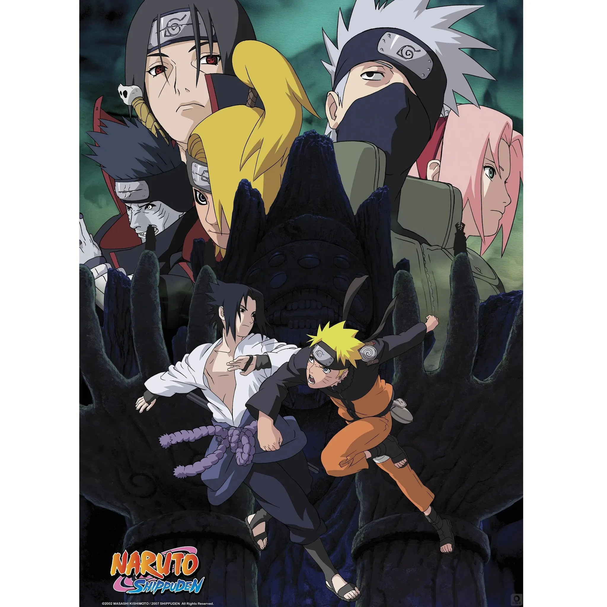 Naruto Shippuden - Konoha Shinobi & Akatsuki Boxed Poster Set (20.5"x15") - ABYstyle - Image 2
