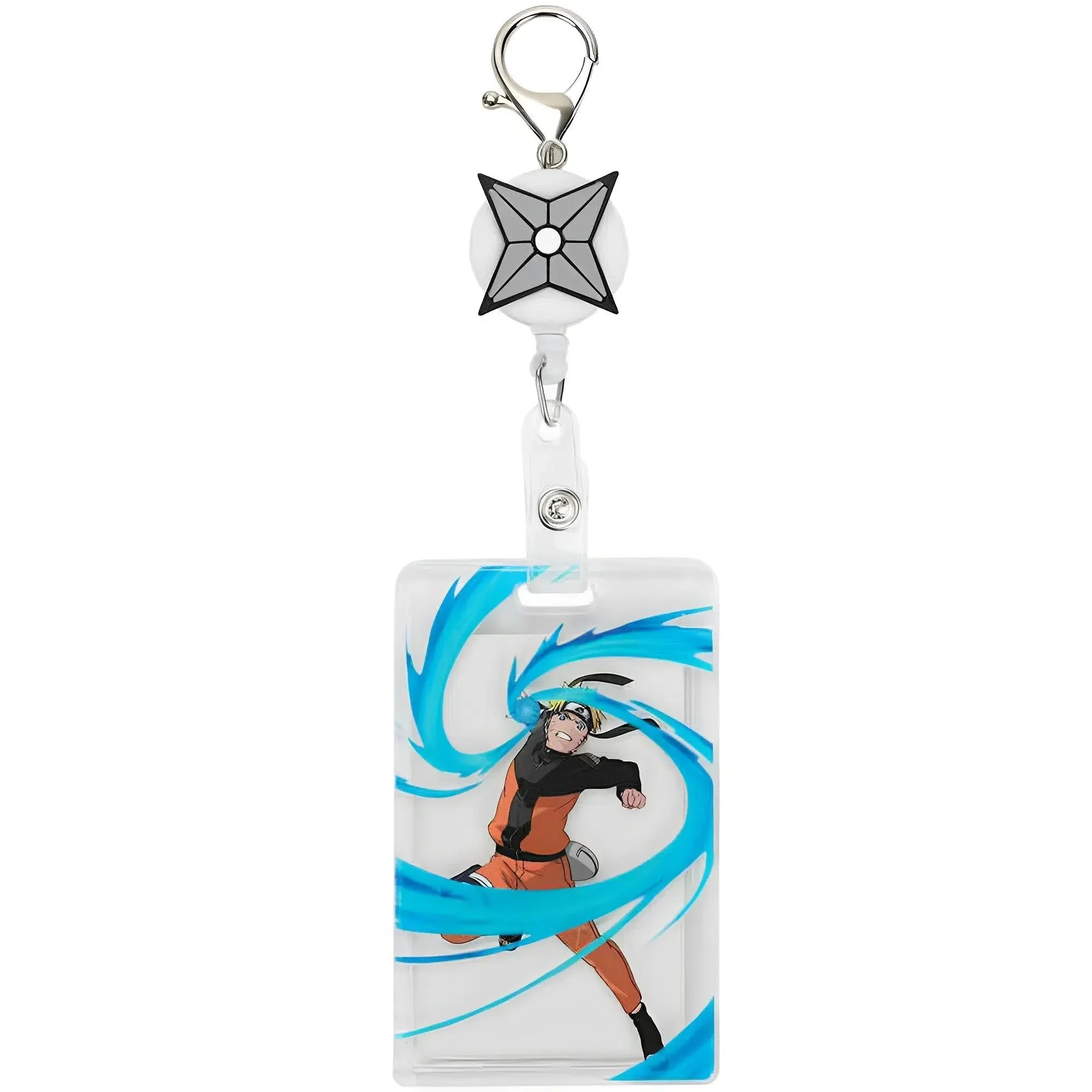 Naruto Shippuden - Rasengan & Shuriken Retractable Lanyard - Bioworld - Image 2