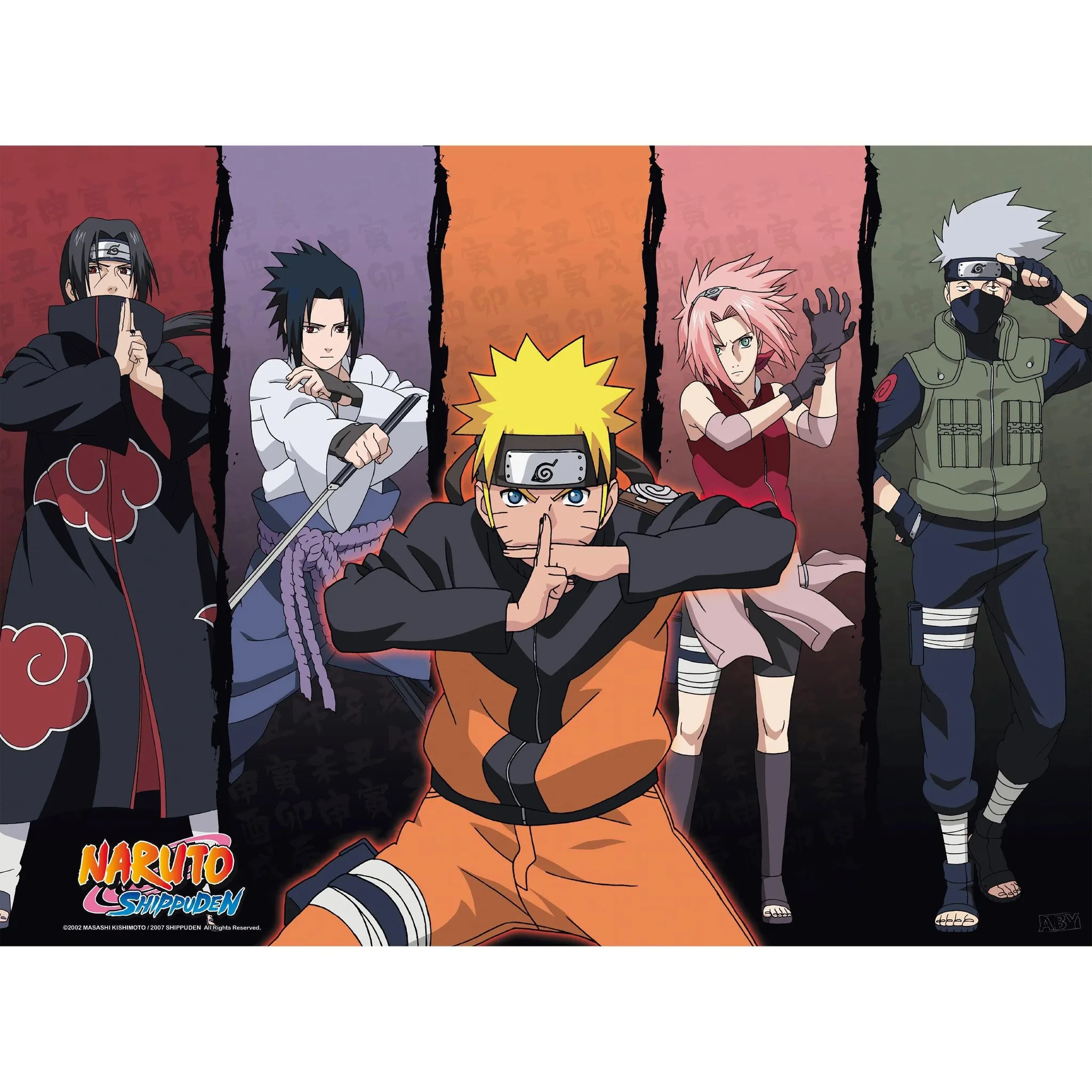 Naruto Shippuden - Team 7 & 4th Great Ninja War Boxed Poster Set (20.5"x15") - ABYstyle - Image 3