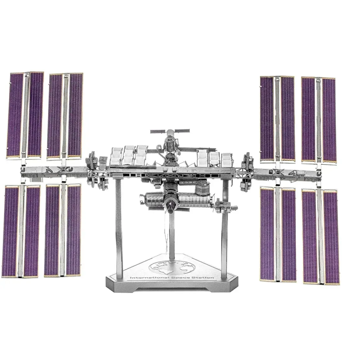 NASA - International Space Station [ISS] Figure Model Kit (1:565 Scale, Steel, Challenging Difficulty) - Fascinations - Metal Earth Premium Series - Image 2