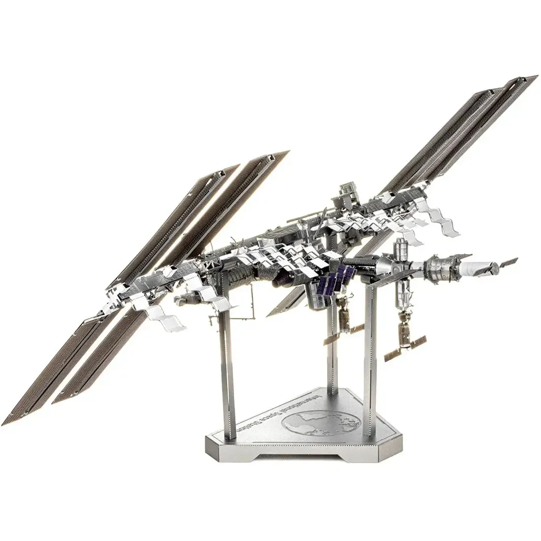 NASA - International Space Station [ISS] Figure Model Kit (1:565 Scale, Steel, Challenging Difficulty) - Fascinations - Metal Earth Premium Series - Image 4