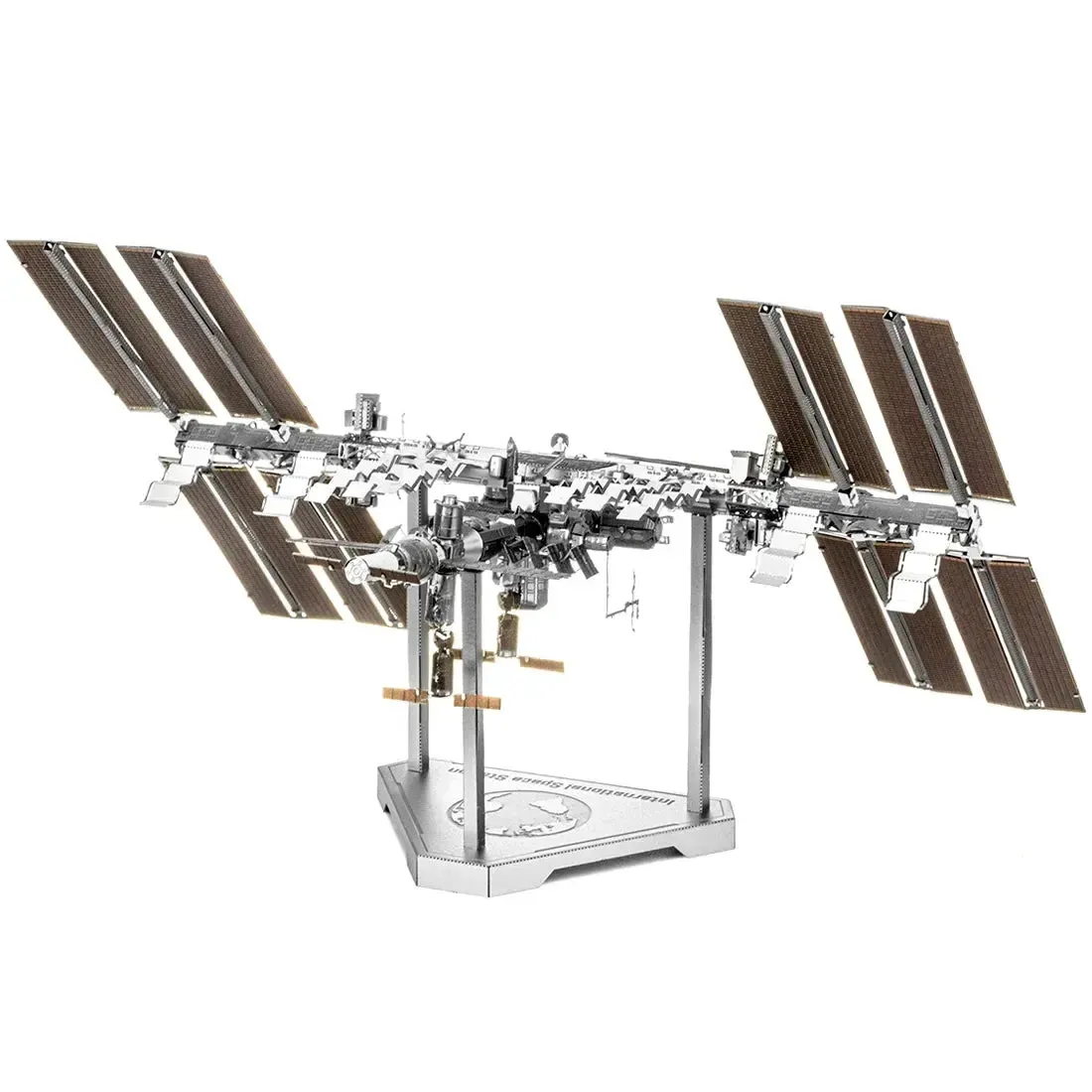 NASA - International Space Station [ISS] Figure Model Kit (1:565 Scale, Steel, Challenging Difficulty) - Fascinations - Metal Earth Premium Series - Image 5