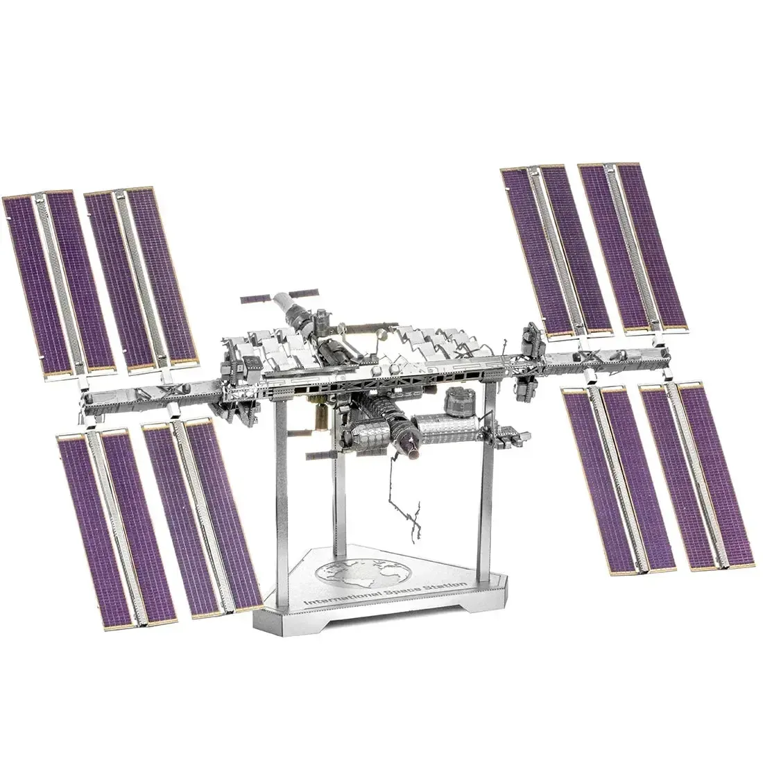 NASA - International Space Station [ISS] Figure Model Kit (1:565 Scale, Steel, Challenging Difficulty) - Fascinations - Metal Earth Premium Series - Image 7