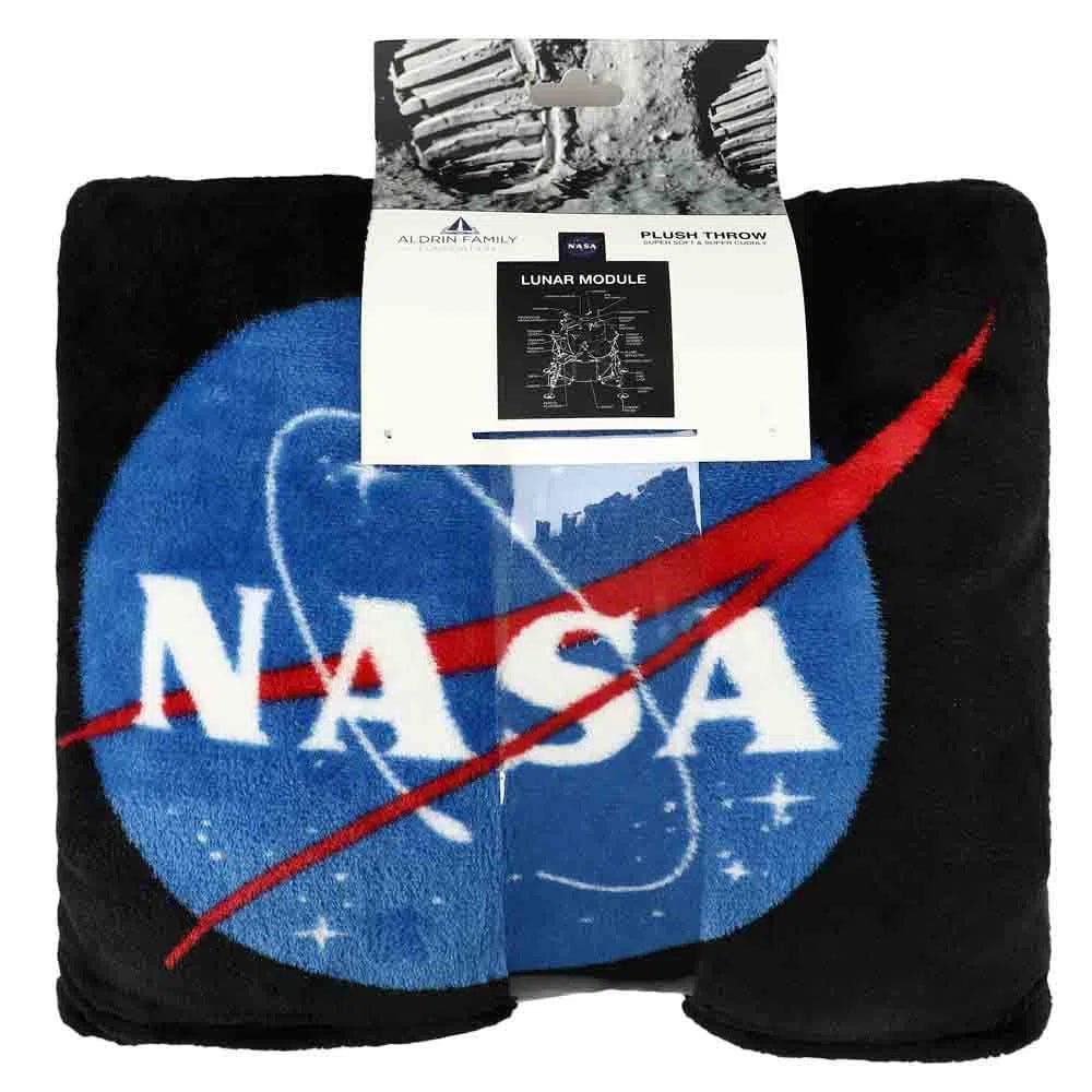 NASA - Lunar Module Plush Pillow & Pocket Throw Blanket (Fleece, 50"x50") - Bioworld - Image 6