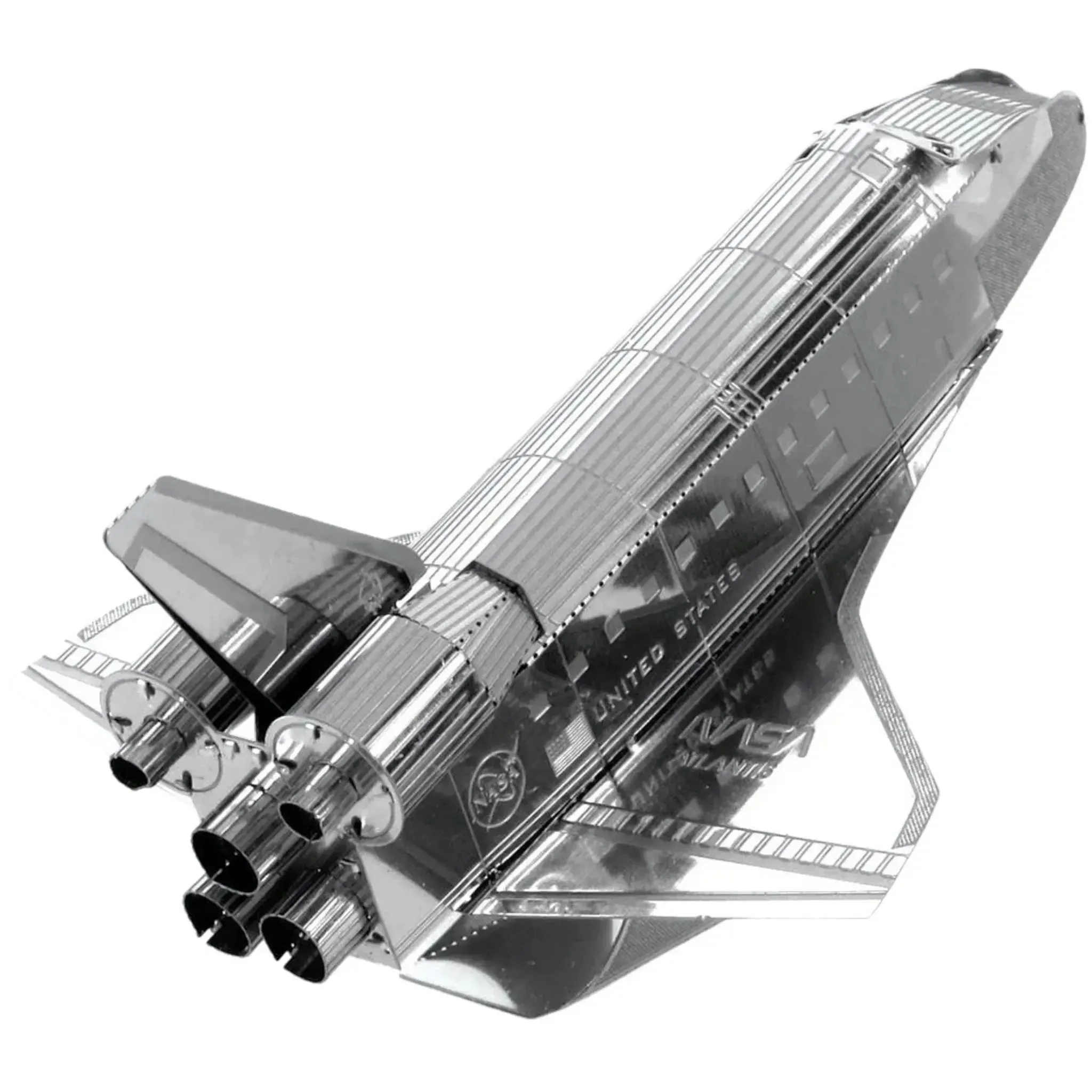 NASA - Space Shuttle Discovery Spacecraft Figure Model Kit (Steel, Easy Difficulty) - Fascinations - Metal Earth Series - (2022) - Image 7