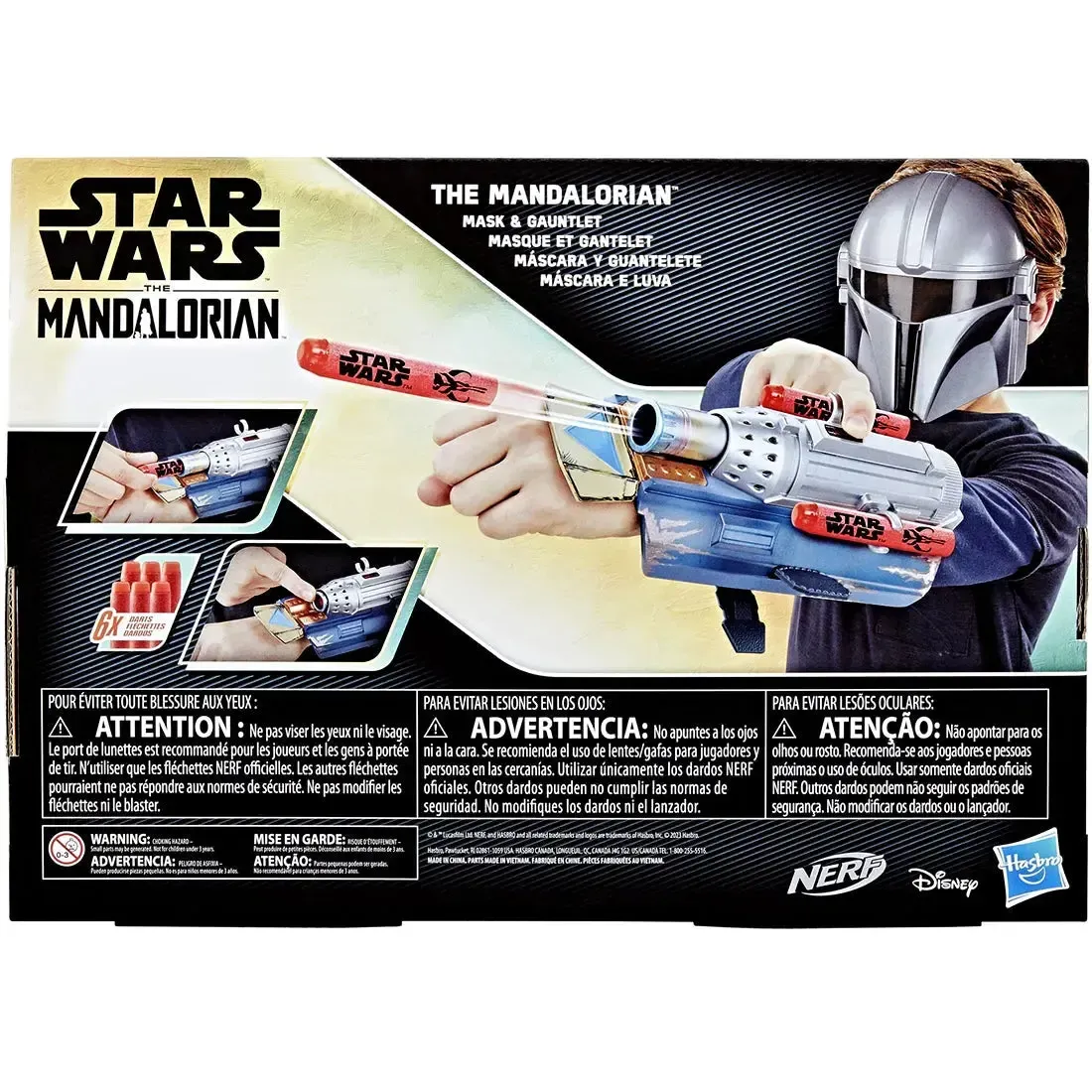 Nerf [Star Wars: The Mandalorian] - Mask & Gauntlet Foam Dart Toy Gun - Hasbro - Image 3