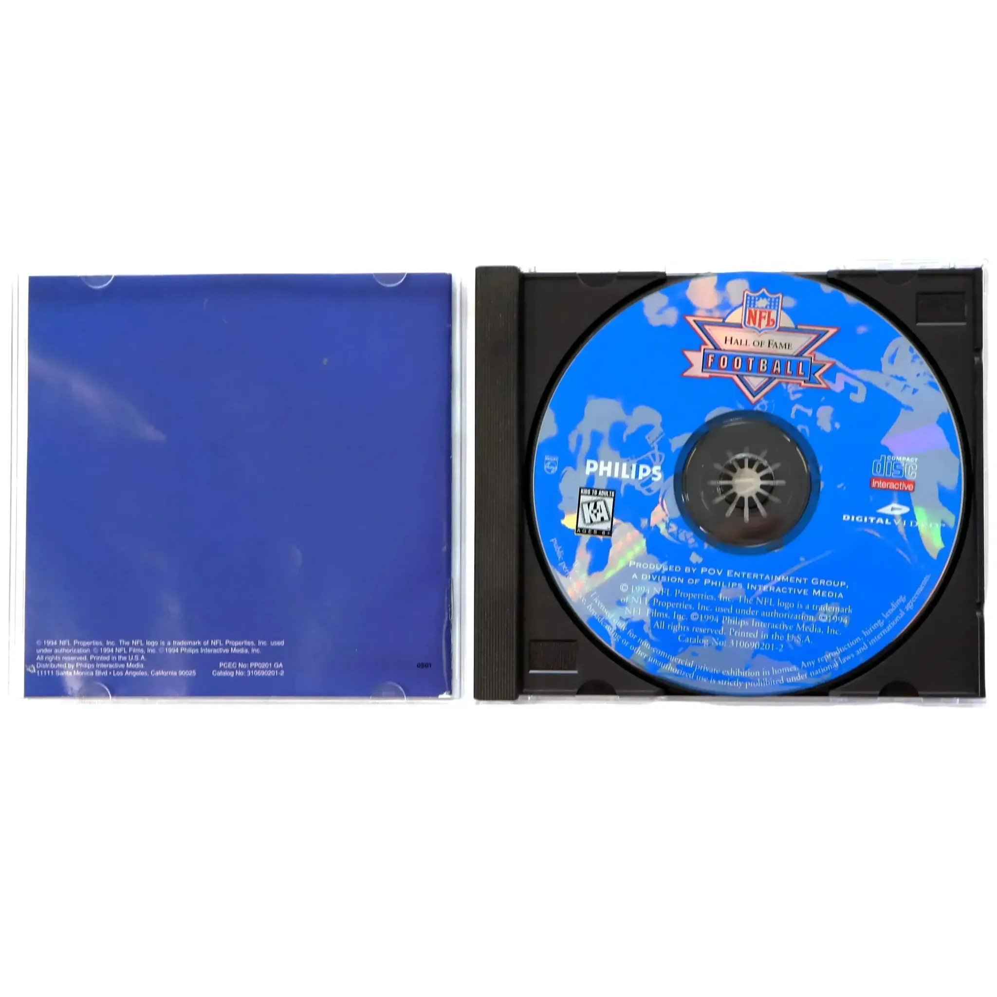 NFL Hall of Fame Football - Sports Arcade Video Game (Ages 6+) - Philips CD-i - (1994) - Image 4