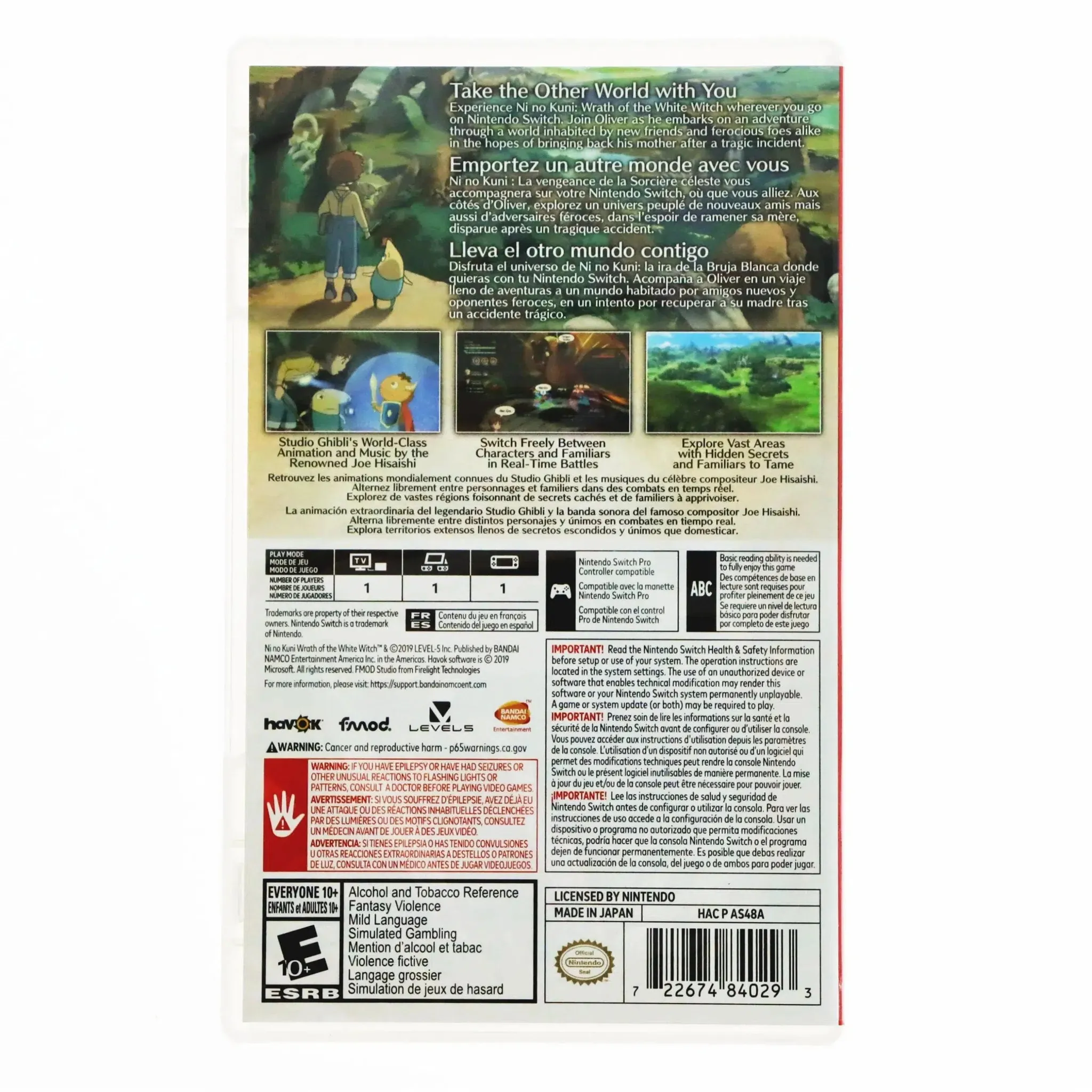 Ni no Kuni: Wrath of the White Witch - Nintendo Switch - Image 3