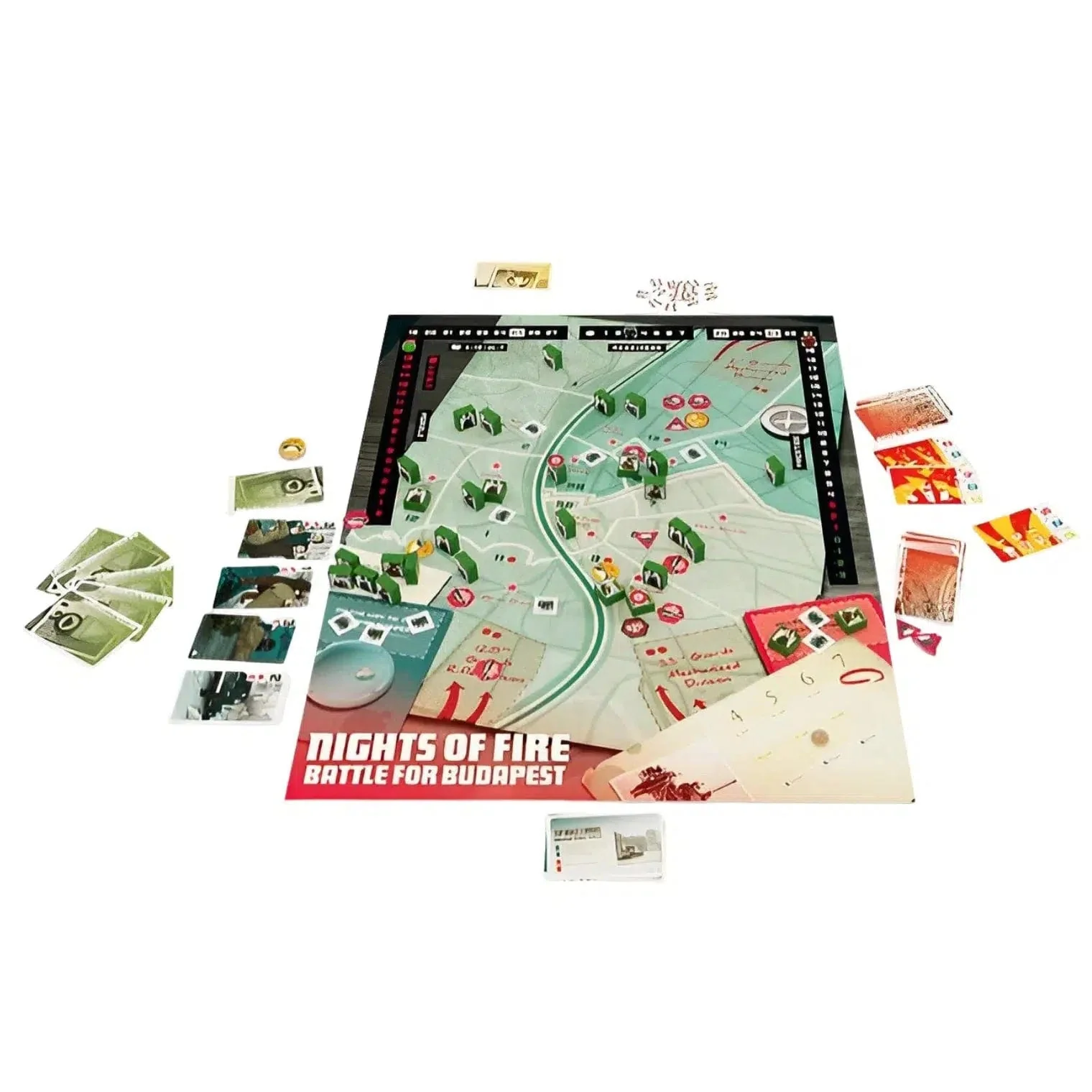 Nights of Fire: Battle For Budapest - Board Game - Mighty Boards, Mr. B Games - Image 2