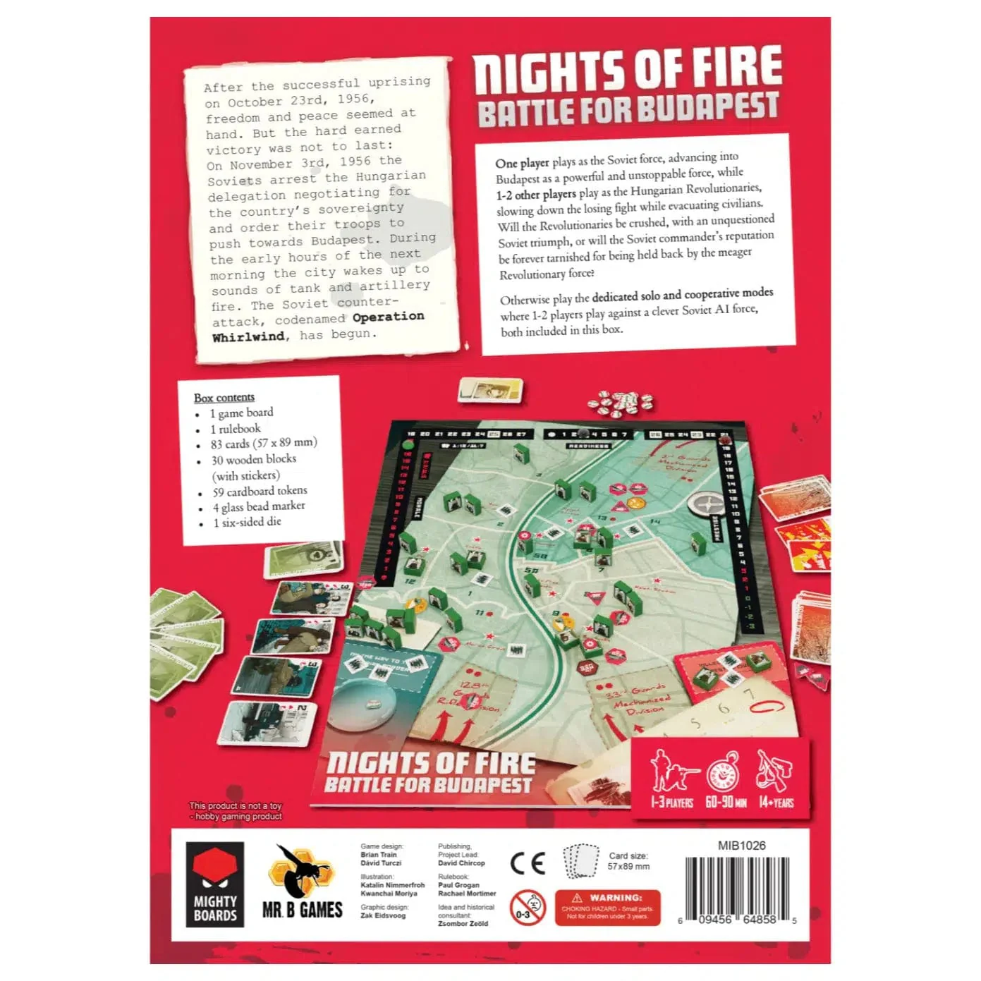 Nights of Fire: Battle For Budapest - Board Game - Mighty Boards, Mr. B Games - Image 6