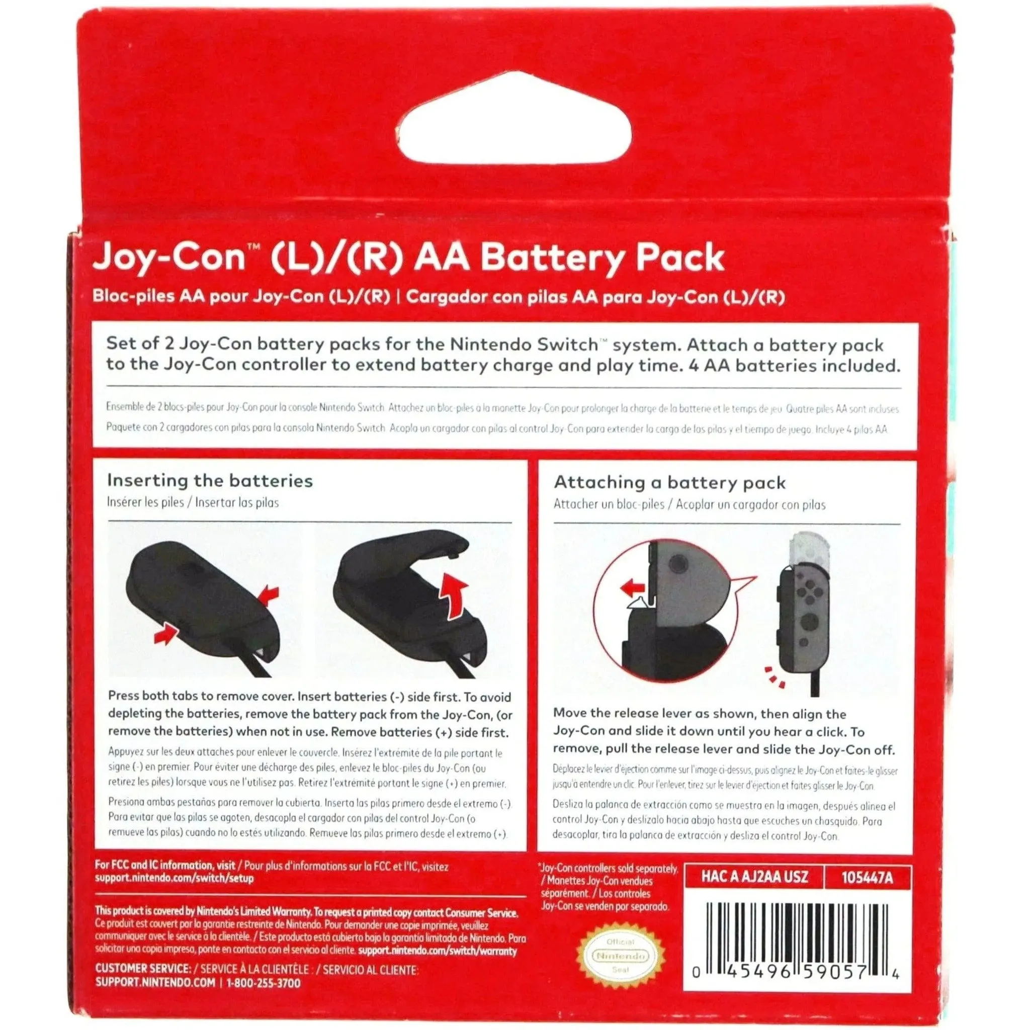 Nintendo Switch Joy-Con AA Battery Pack - Official Nintendo Branded Product - Image 3