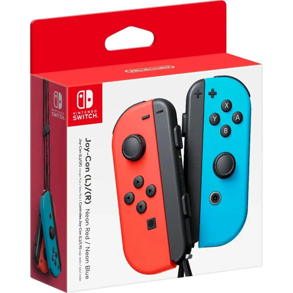 Nintendo Switch Joy-Con (Neon Red/Neon Blue Version) - Official Nintendo Branded Controller - Image 5