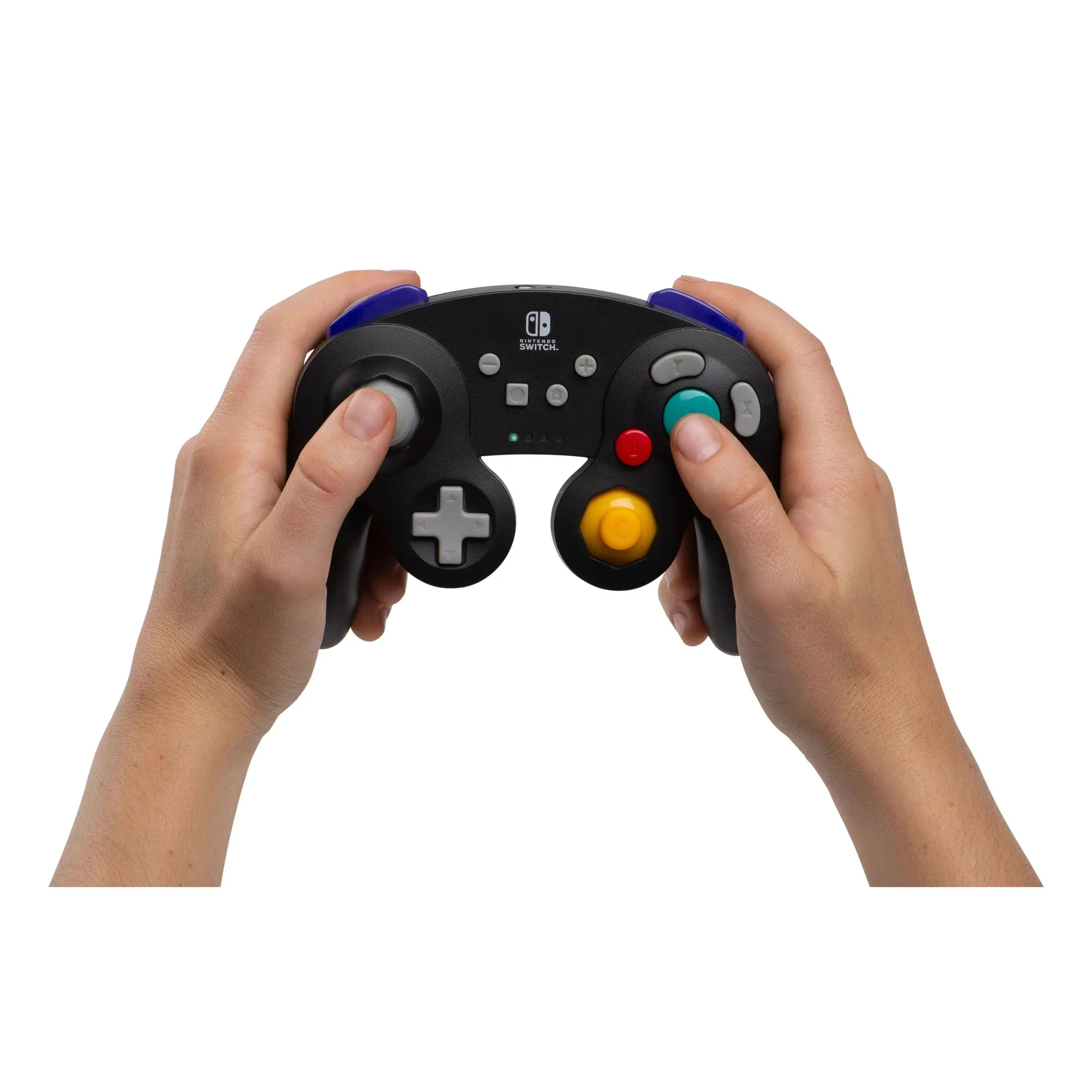 Nintendo Switch Wireless Controller (Black) - PowerA - GameCube Style - Image 8