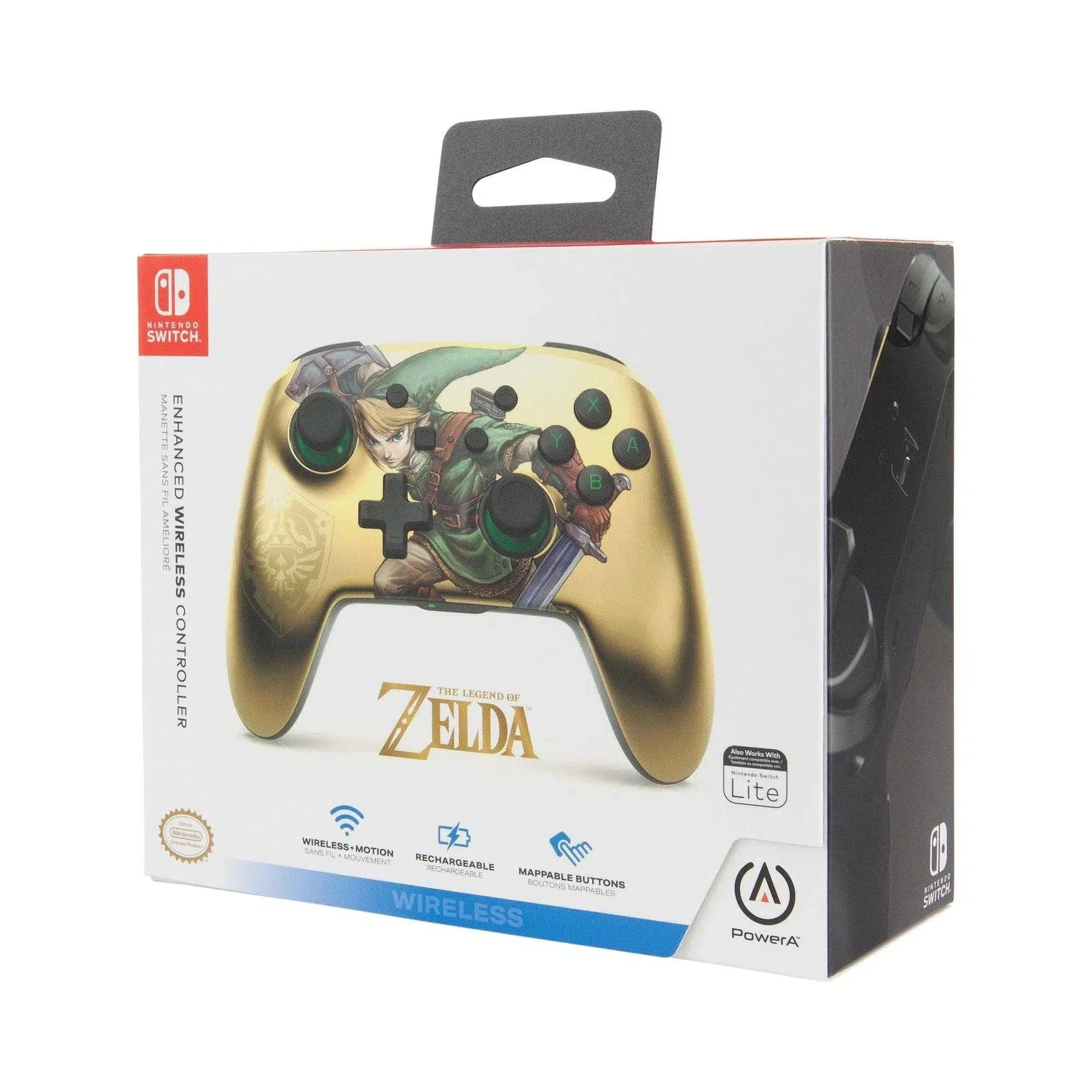 Nintendo Switch Wireless Controller (Link Gold Version) - PowerA - Enhanced Edition - Image 10
