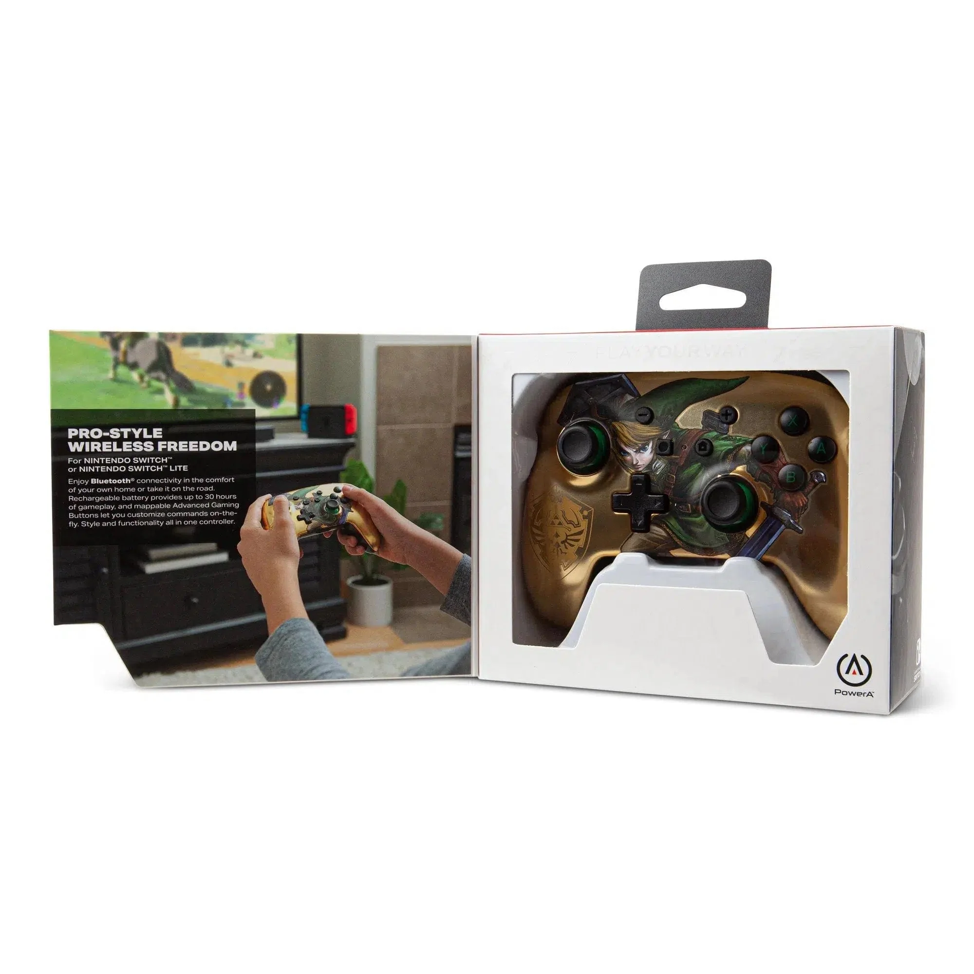 Nintendo Switch Wireless Controller (Link Gold Version) - PowerA - Enhanced Edition - Image 11