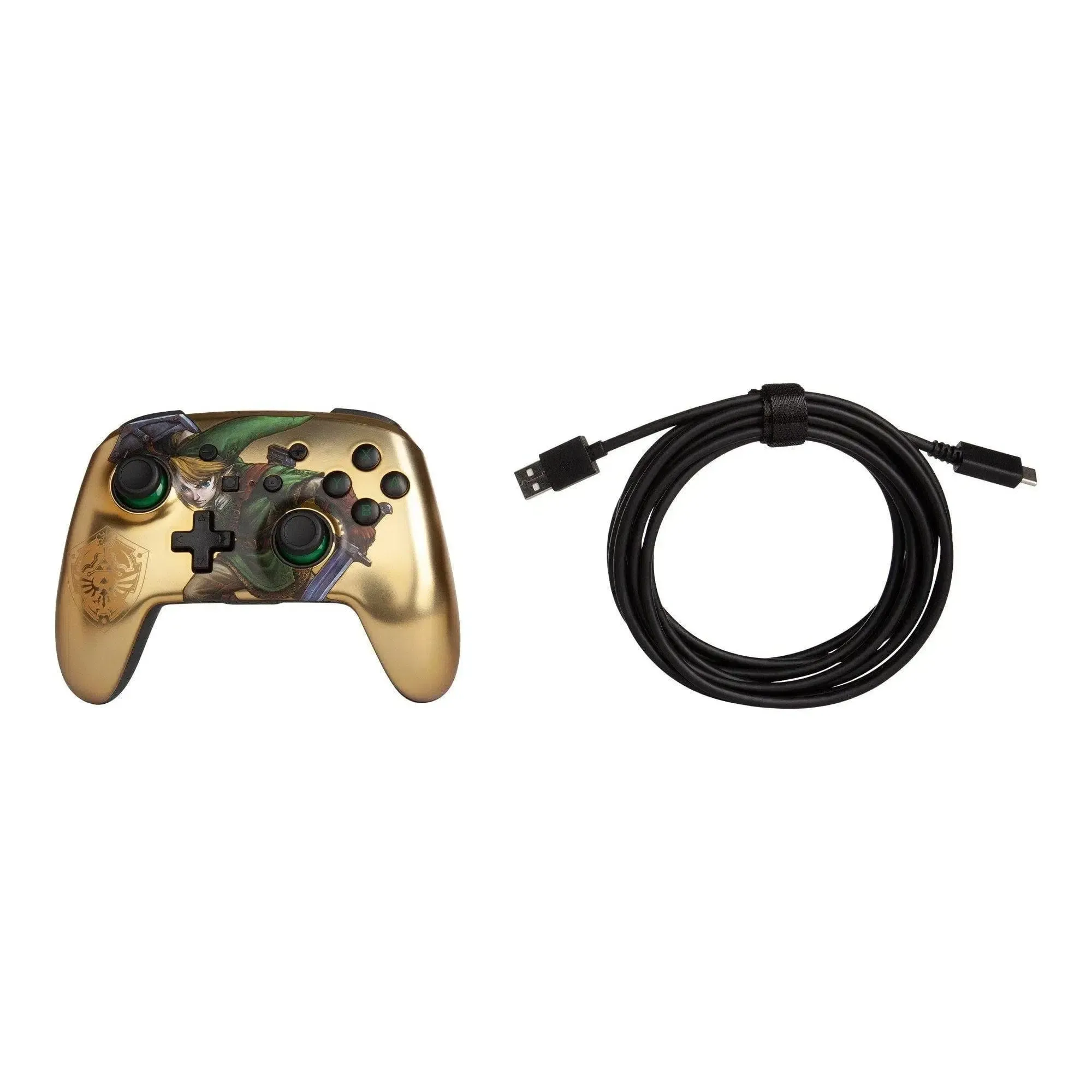 Nintendo Switch Wireless Controller (Link Gold Version) - PowerA - Enhanced Edition - Image 8