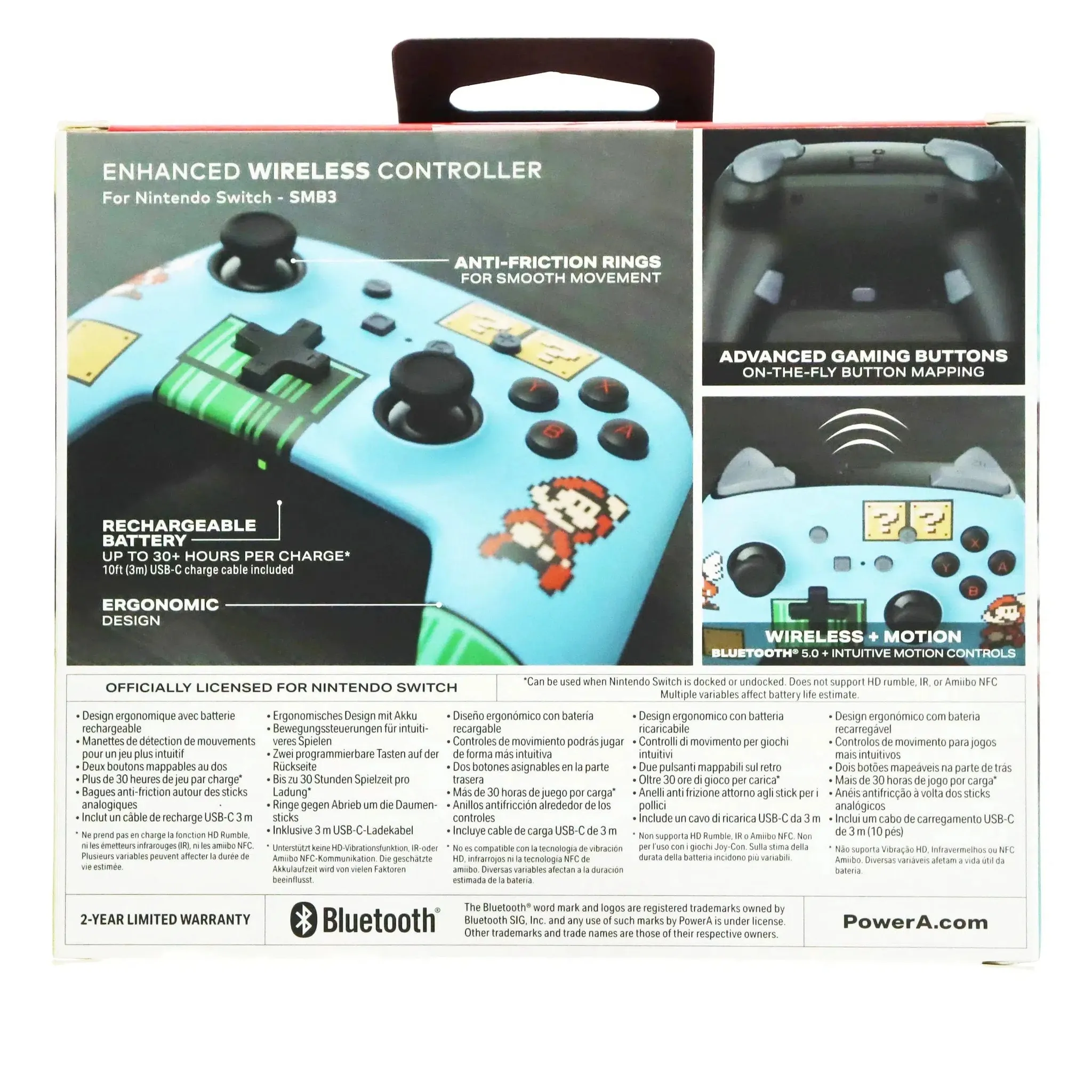 Nintendo Switch Wireless Controller (Super Mario Bros. 3 Version) - PowerA - Enhanced Edition - Image 12