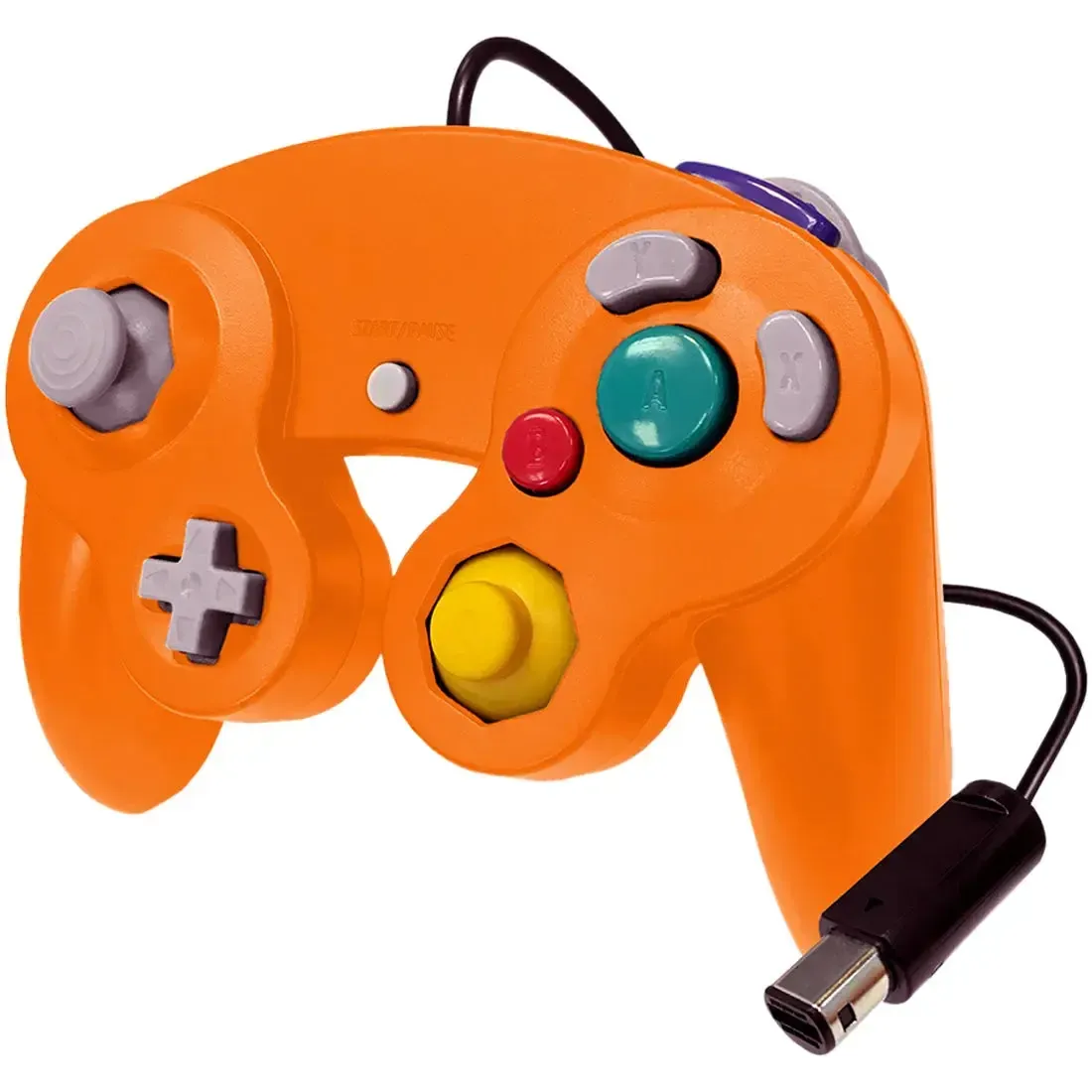 Nintendo Wii & Gamecube - Spice Orange Wired Controller - Old Skool - Image 3