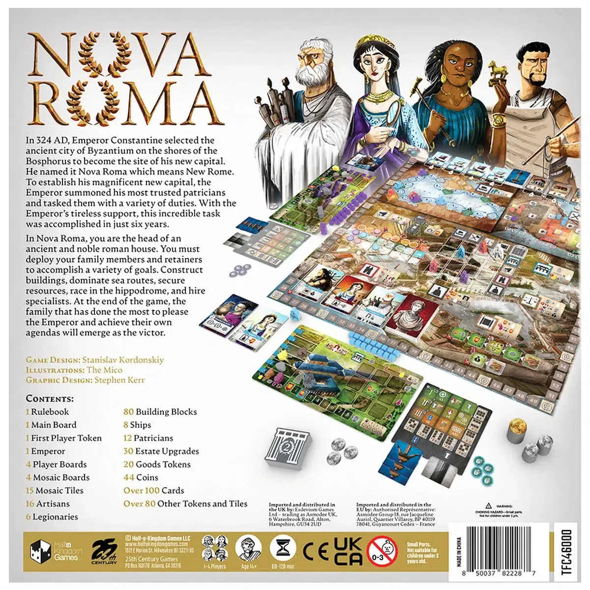 Nova Roma - Strategy Civilization Board Game for Family, and Adults (1-4 Players, Ages 14+) - 25th Century Games - Image 3