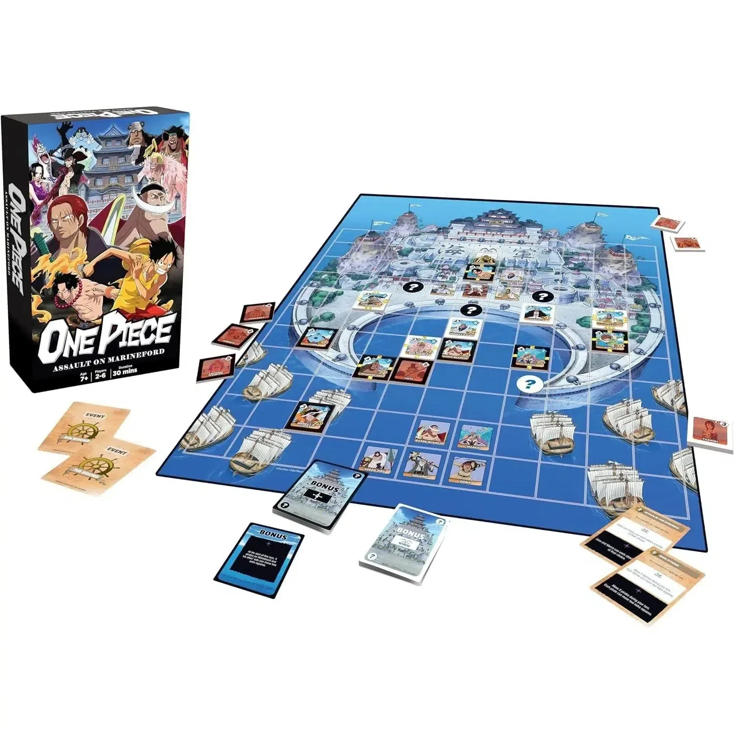One Piece Assault on Marineford - Team-Based Pirate Anime Board Game for Family, and Adults (2-6 Players, Ages 7+) - Japanime Games - Image 2