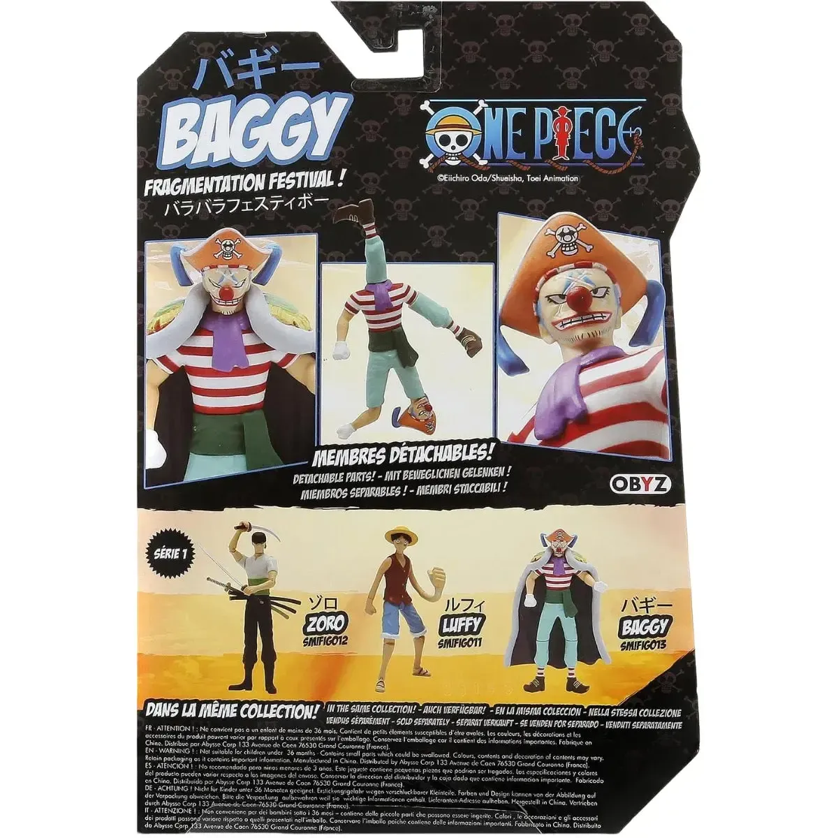 One Piece - Captain Buggy Action Figure (5.5") - ABYstyle - OBYZ Series - Image 3