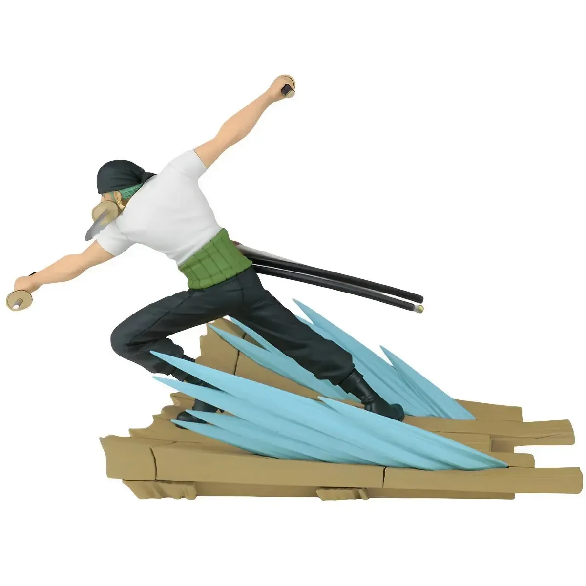 One Piece - Defeated Roronoa Zoro Against Dracule Mihawk Figure (4.3") - Bandai Spirits [Banpresto] - Senkozekkei Series, One Piece 25th Anniversary Edition - Image 4