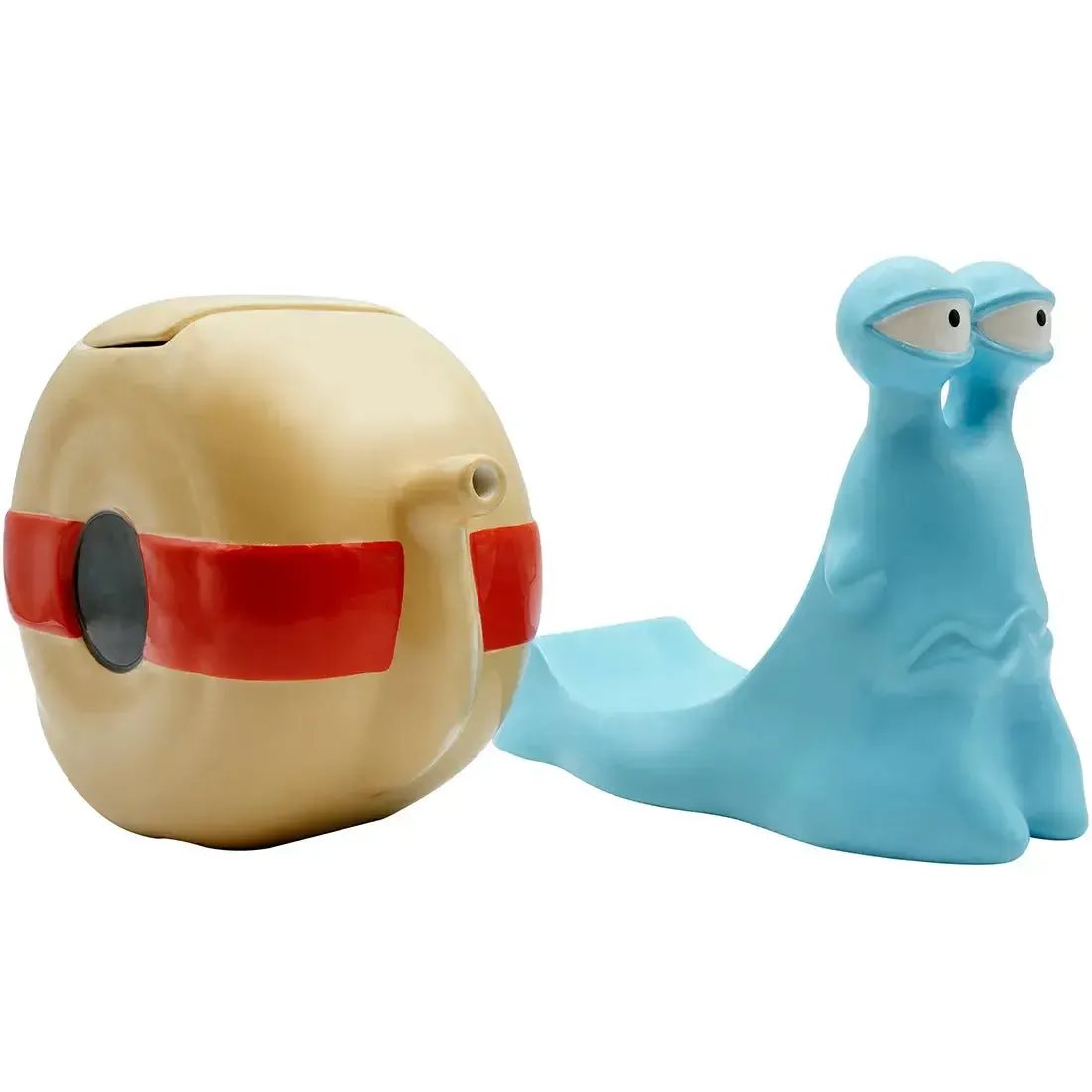 One Piece - Den Den Mushi Transponder Snail Sculpted 3D Teapot (Ceramic, 40.6 oz) - ABYstyle - Image 5