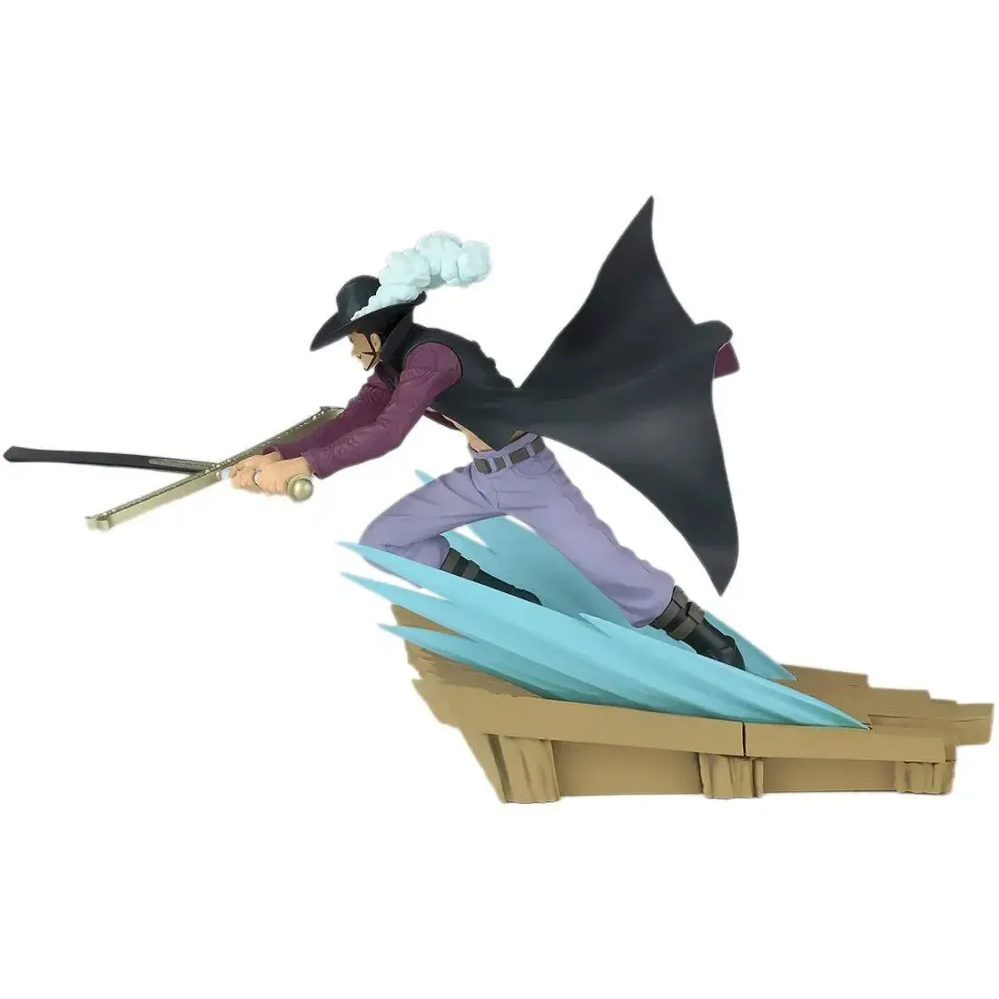 One Piece - Dracule Mihawk Attack Against Roronoa Zoro Figure (4.3") - Bandai Spirits [Banpresto] - Senkozekkei Series, One Piece 25th Anniversary Edition - Image 3