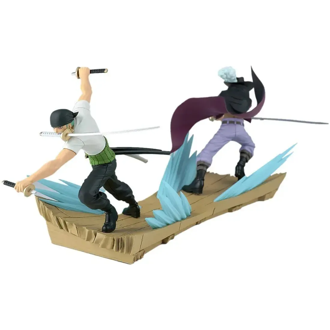 One Piece - Dracule Mihawk Attack Against Roronoa Zoro Figure (4.3") - Bandai Spirits [Banpresto] - Senkozekkei Series, One Piece 25th Anniversary Edition - Image 5