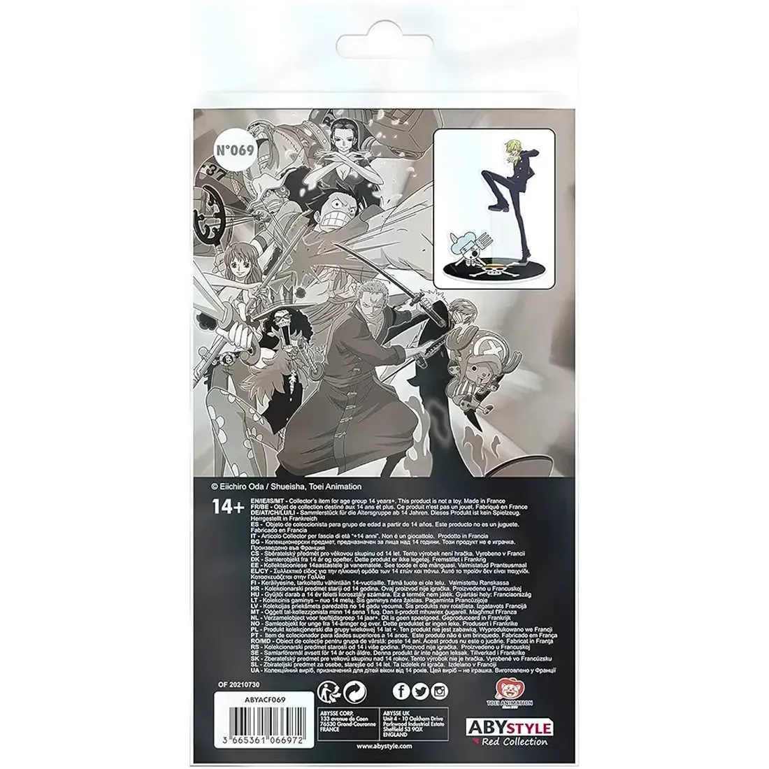 One Piece - Sanji Standee Figure (4.25" Acrylic) - ABYstyle - Acryl Series - Image 3