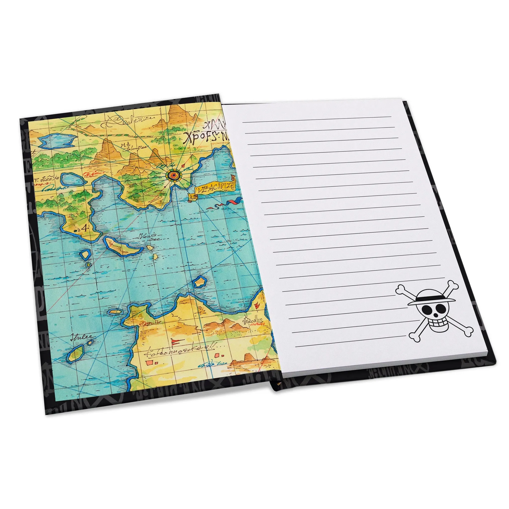 One Piece - Straw Hat Pirates 3-Piece Gift Set - ABYstyle - Drinking Glass, Pin Badge, Notebook - Image 5