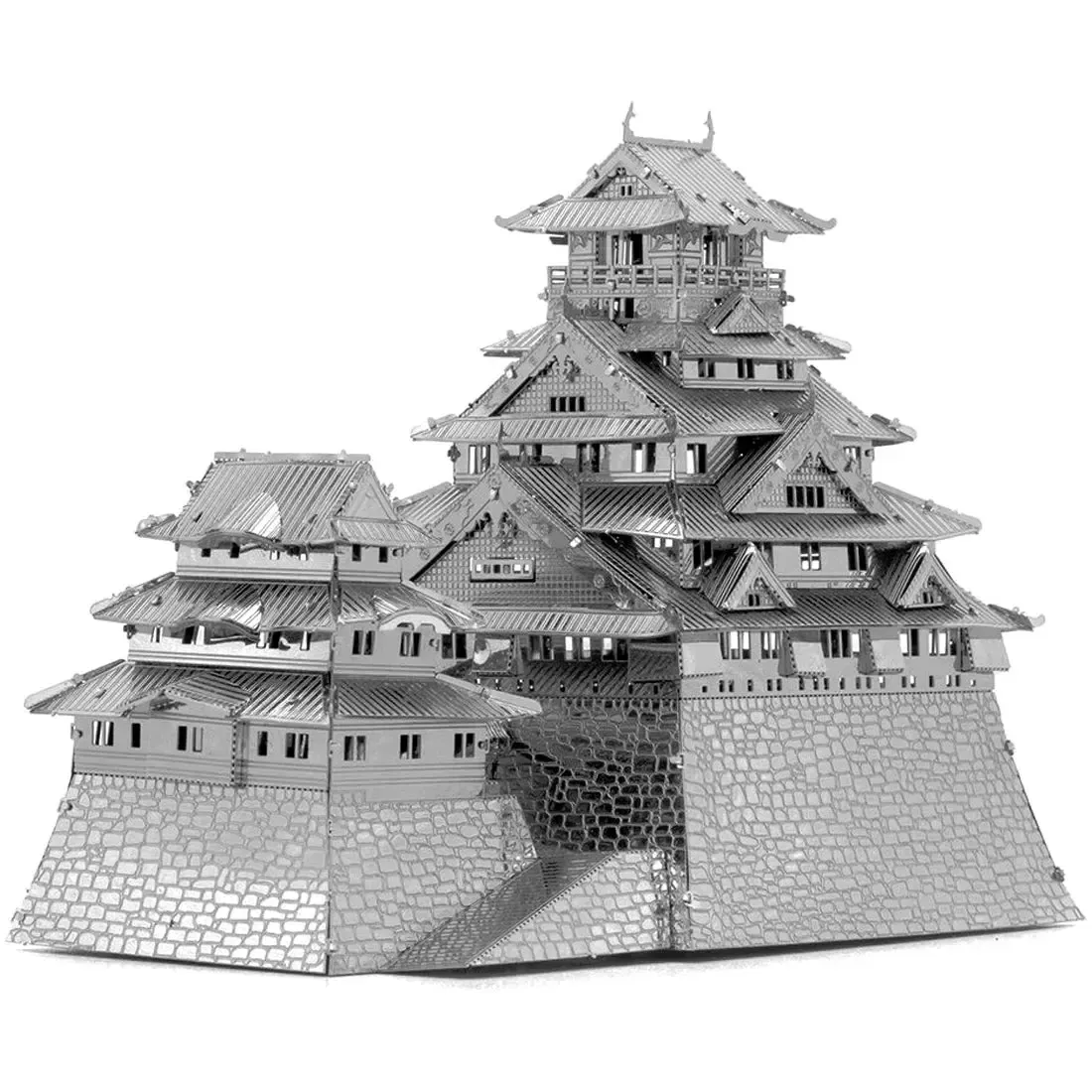 Osaka Castle Figure Model Kit (Steel, Challenging Difficulty) - Fascinations - Metal Earth Premium Series - Image 2