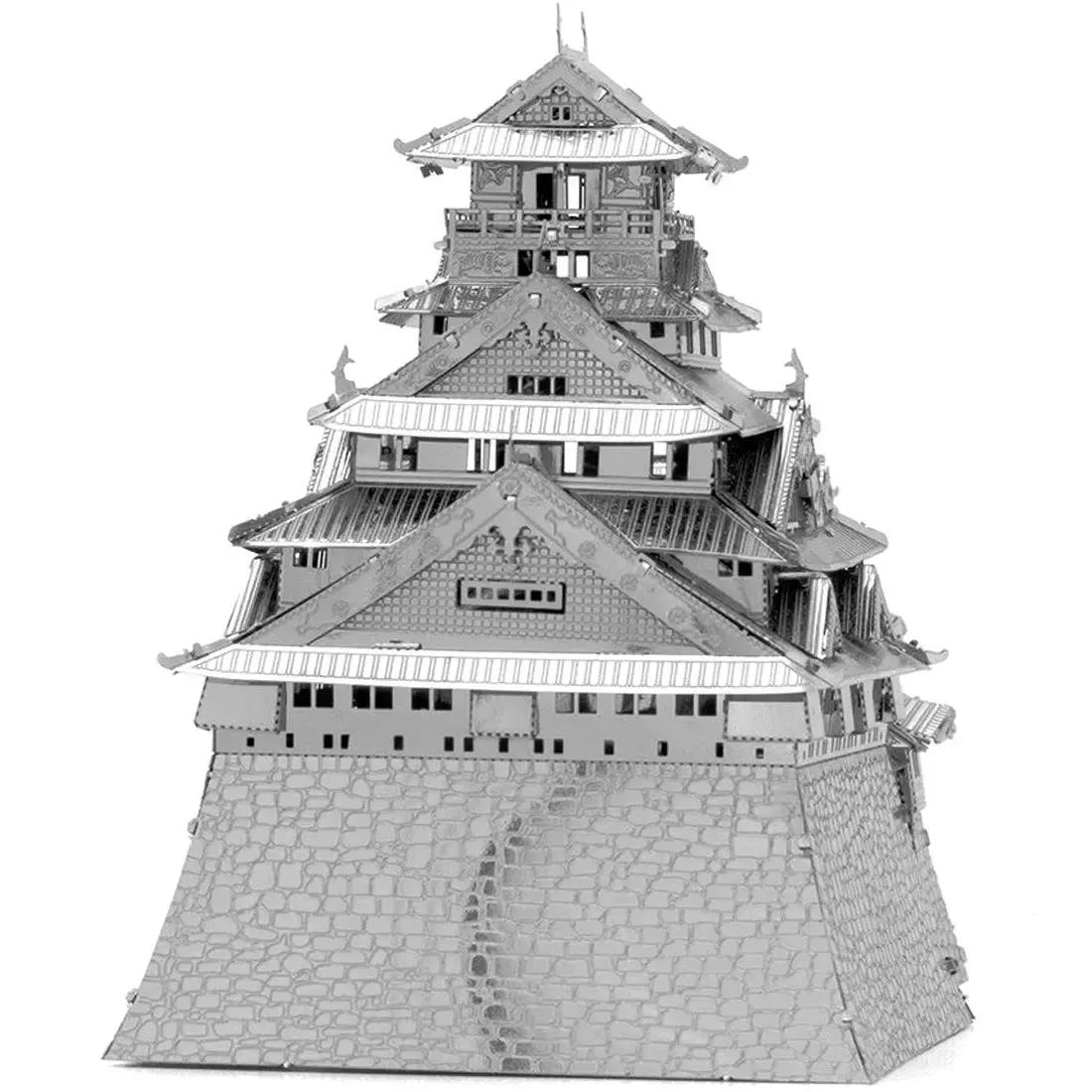 Osaka Castle Figure Model Kit (Steel, Challenging Difficulty) - Fascinations - Metal Earth Premium Series - Image 4